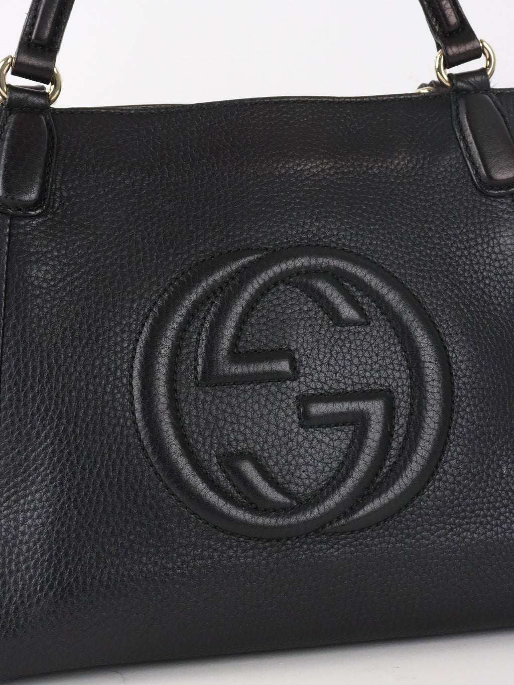 Gucci Black GG Soho Cellarius Tote