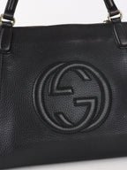 Gucci Black GG Soho Cellarius Tote