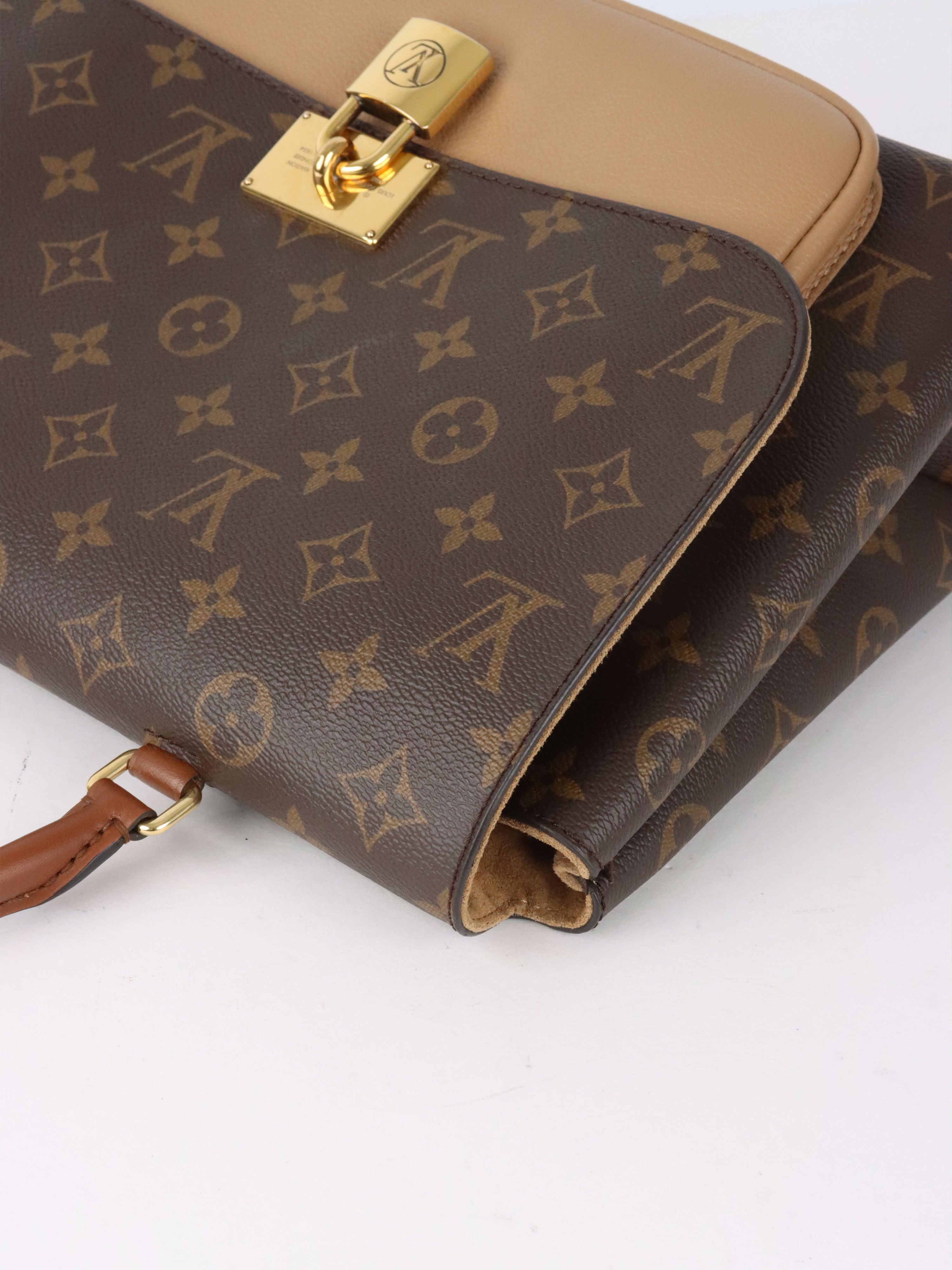Louis Vuitton Marignan Beige Brown Monogram Shoulder Bag
