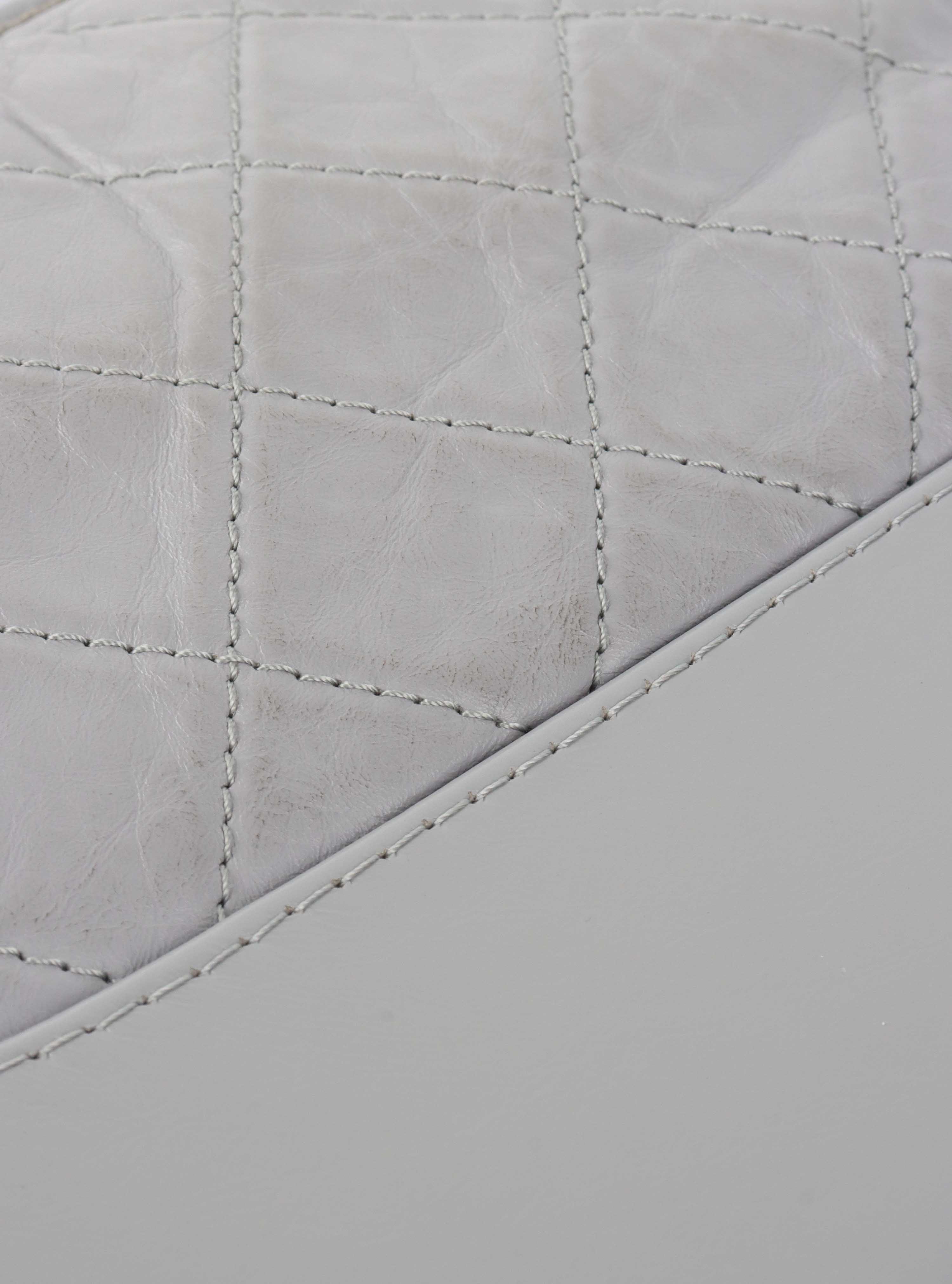 Chanel Medium Light Grey Gabrielle Bag.