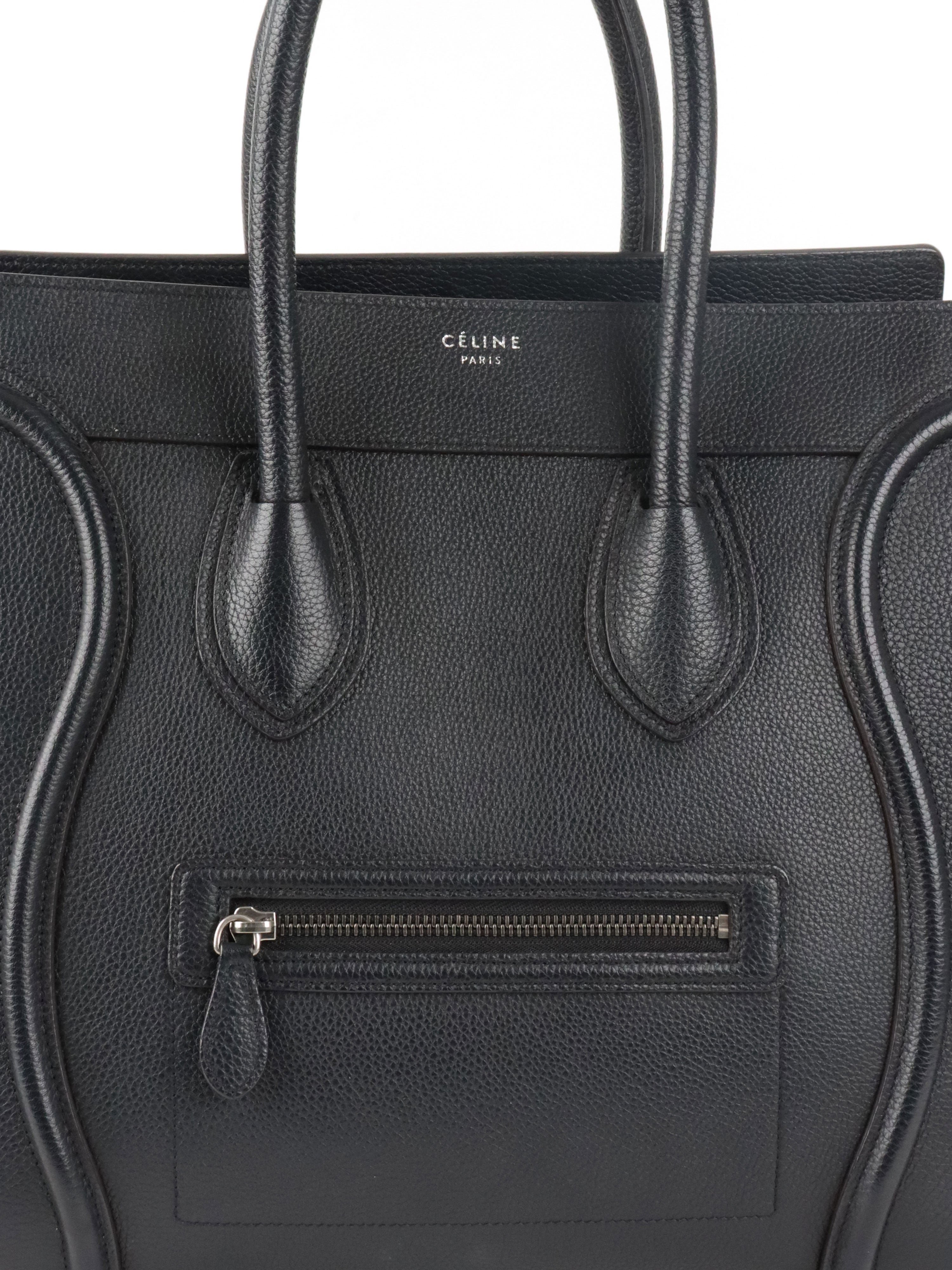 Celine Black Mini Luggage Bag