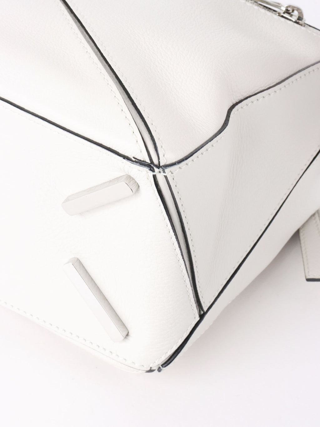 Loewe White Small Puzzle Bag