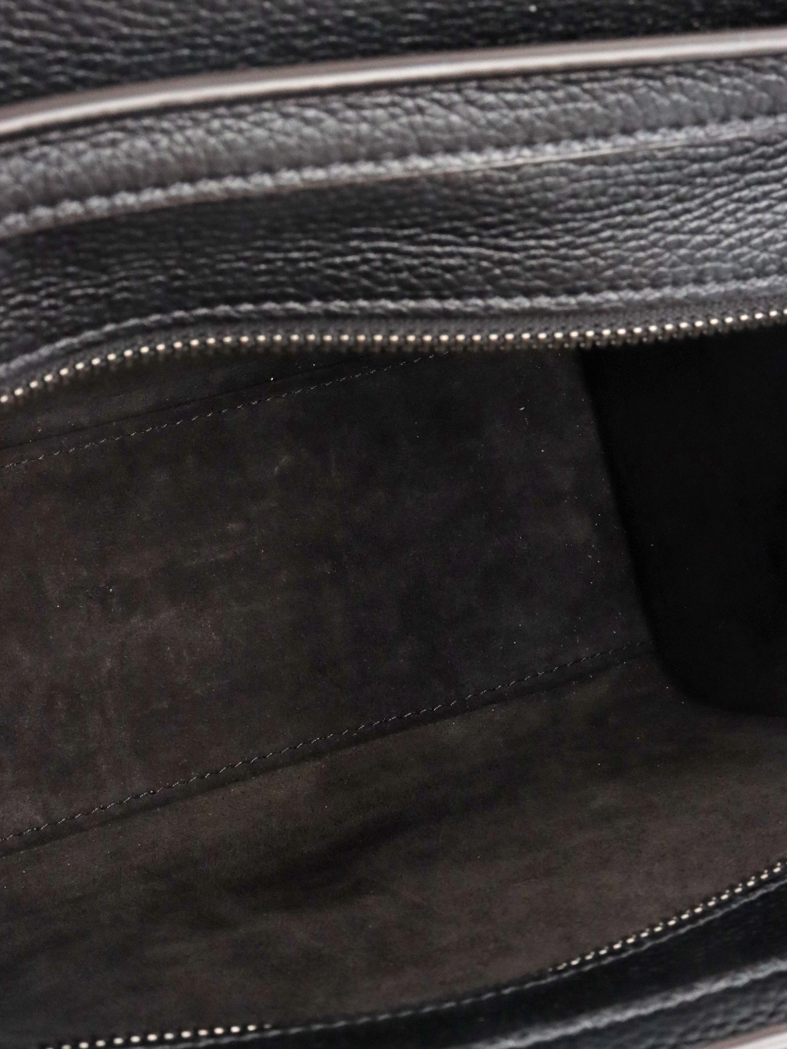 Celine Black Nano Luggage Bag