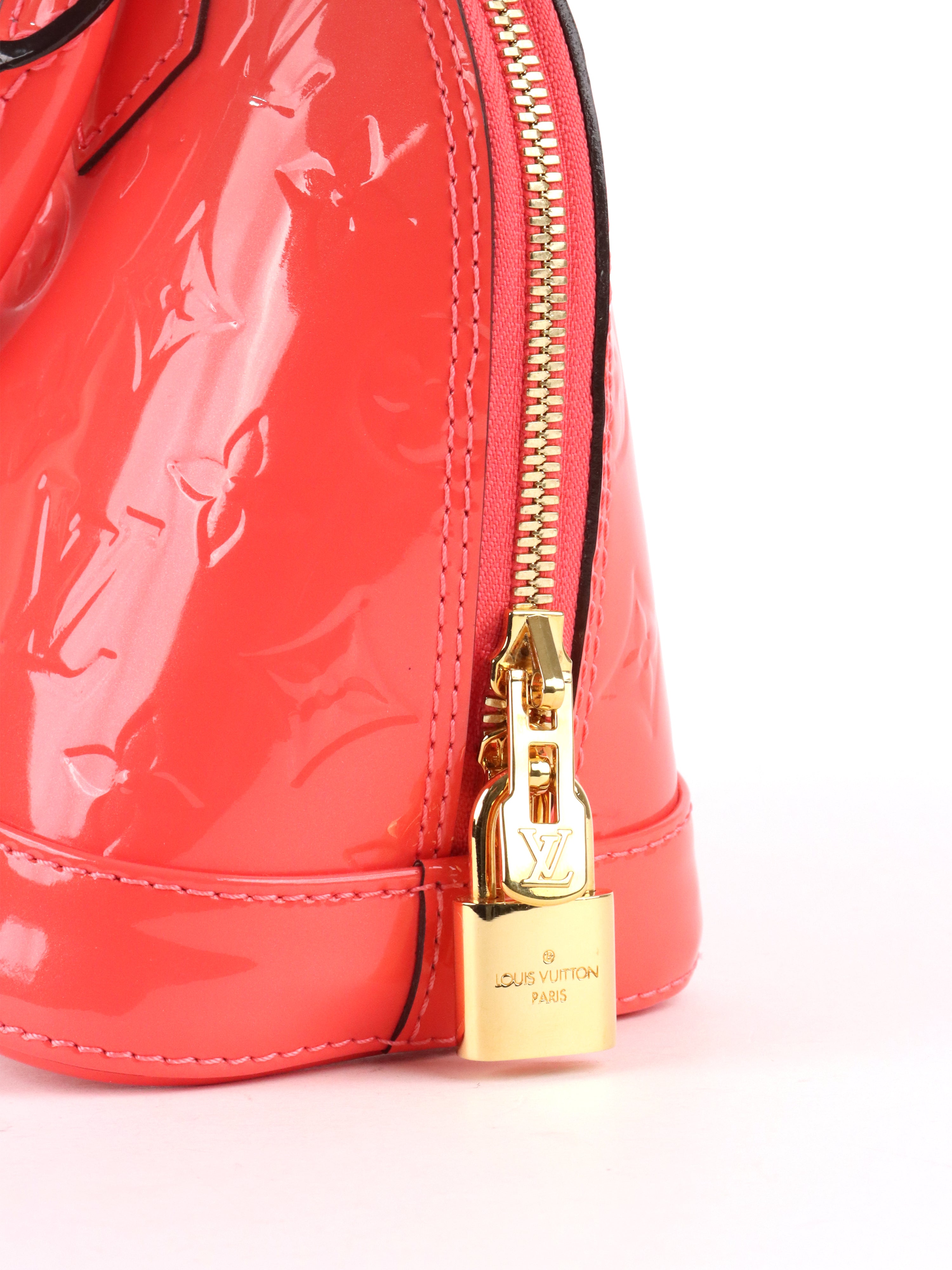 Louis Vuitton Rose Patent Alma BB