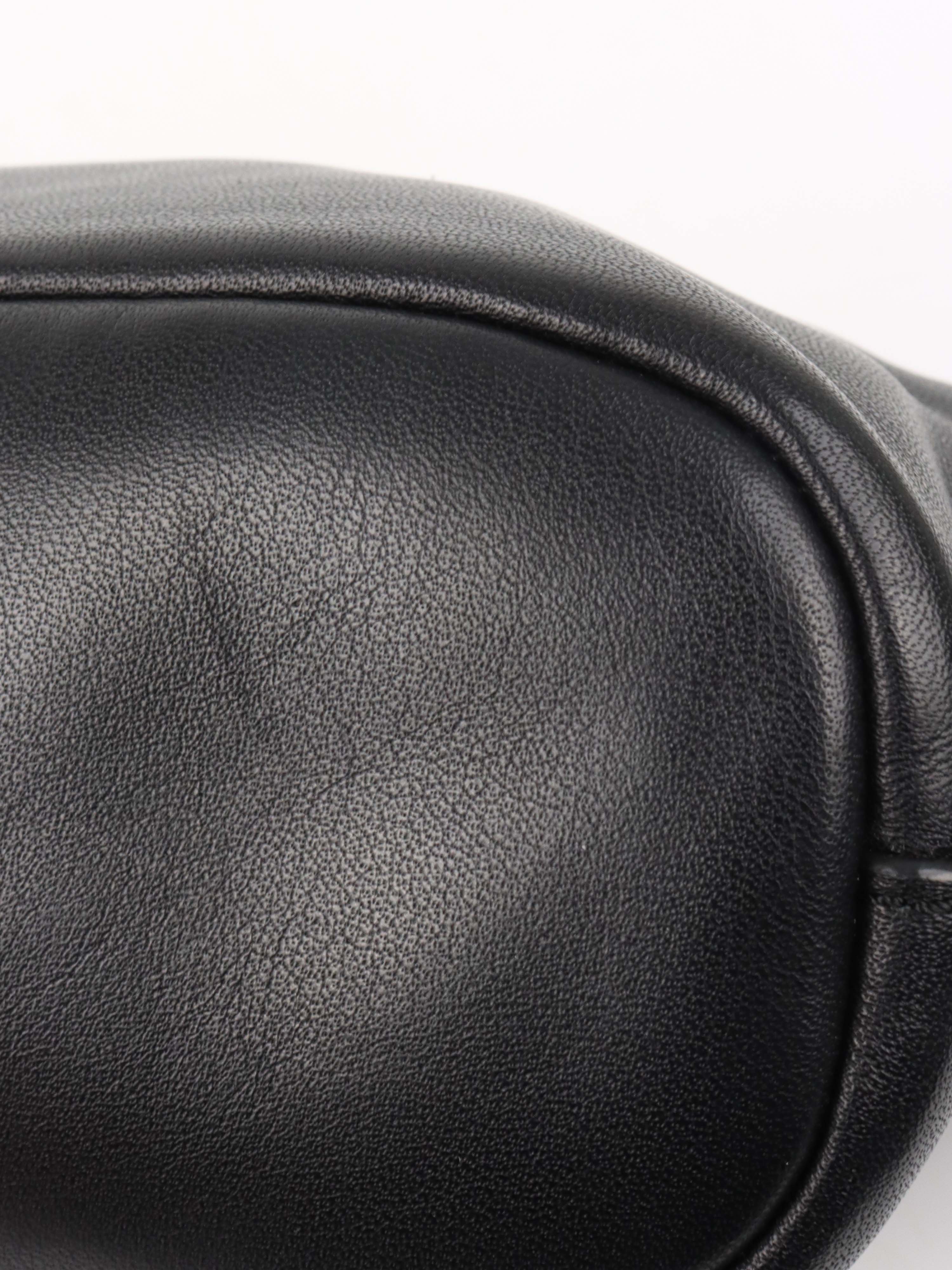 Givenchy Vintage Black Leather Crossbody Bag.
