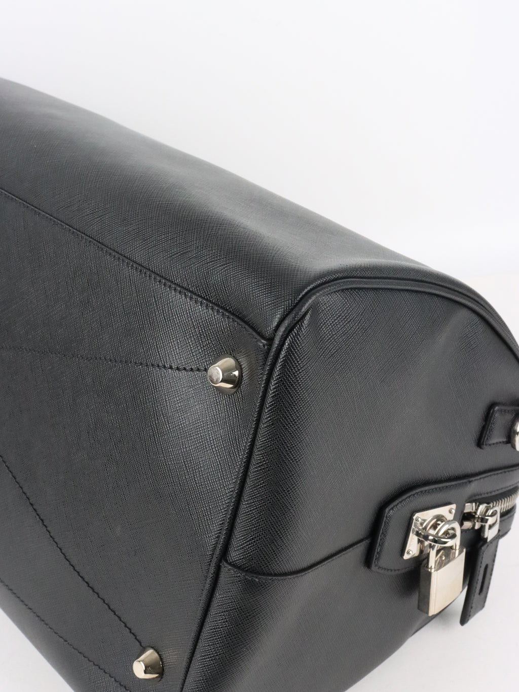 Prada Black Saffiano Travel Bag