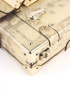 Louis Vuitton Metallic Gold Lizard Petite Malle