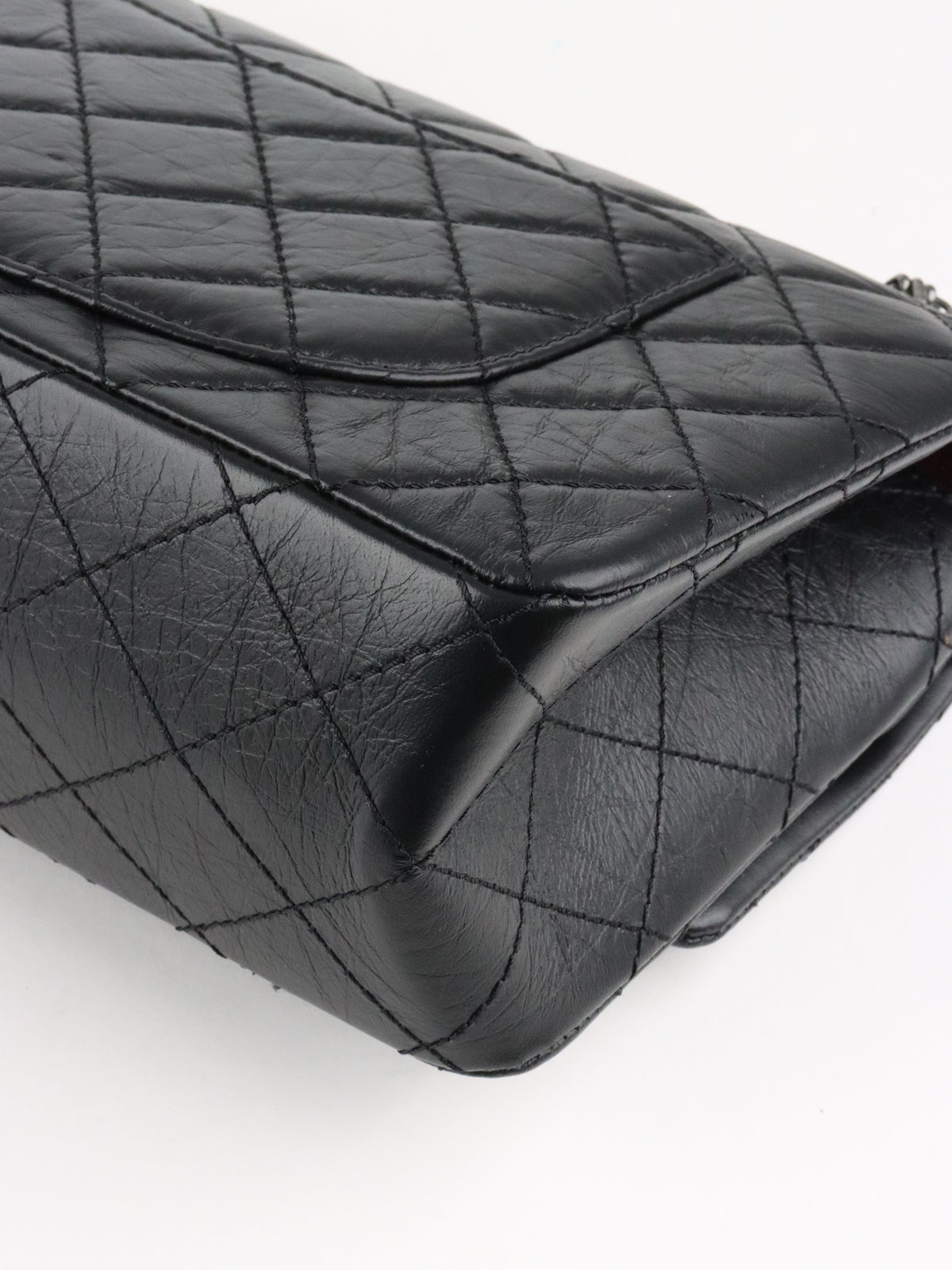 Chanel So Black Medium Classic Flap Reissue 2.55