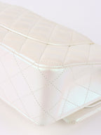 Chanel Ivory Irridecent Medium Classic Flap LGHW