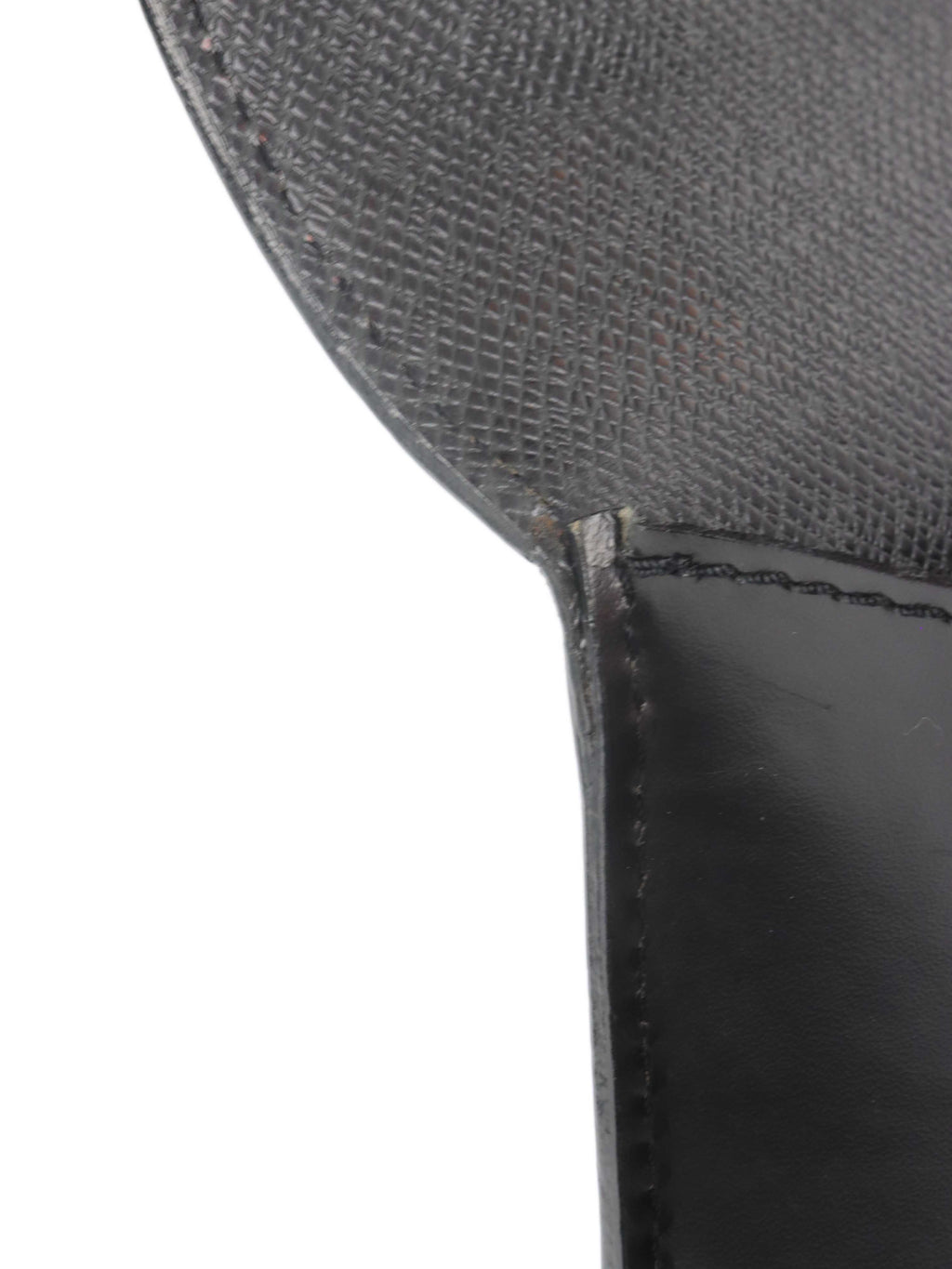 Louis Vuitton Black Vintage Monceau Messenger Bag.