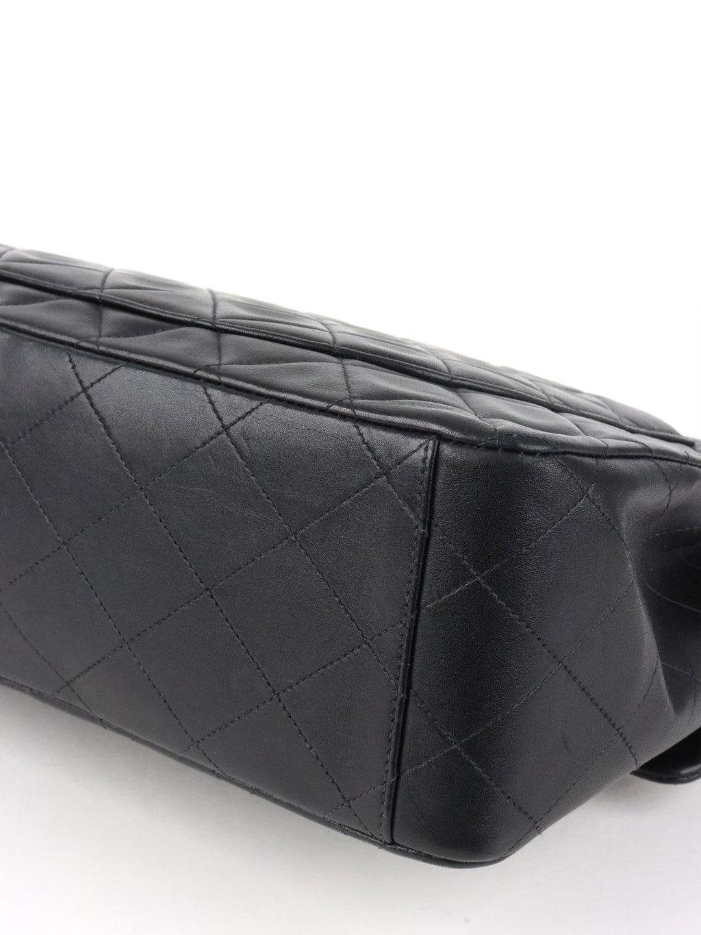 Chanel Black Vintage Jumbo Flap Bag