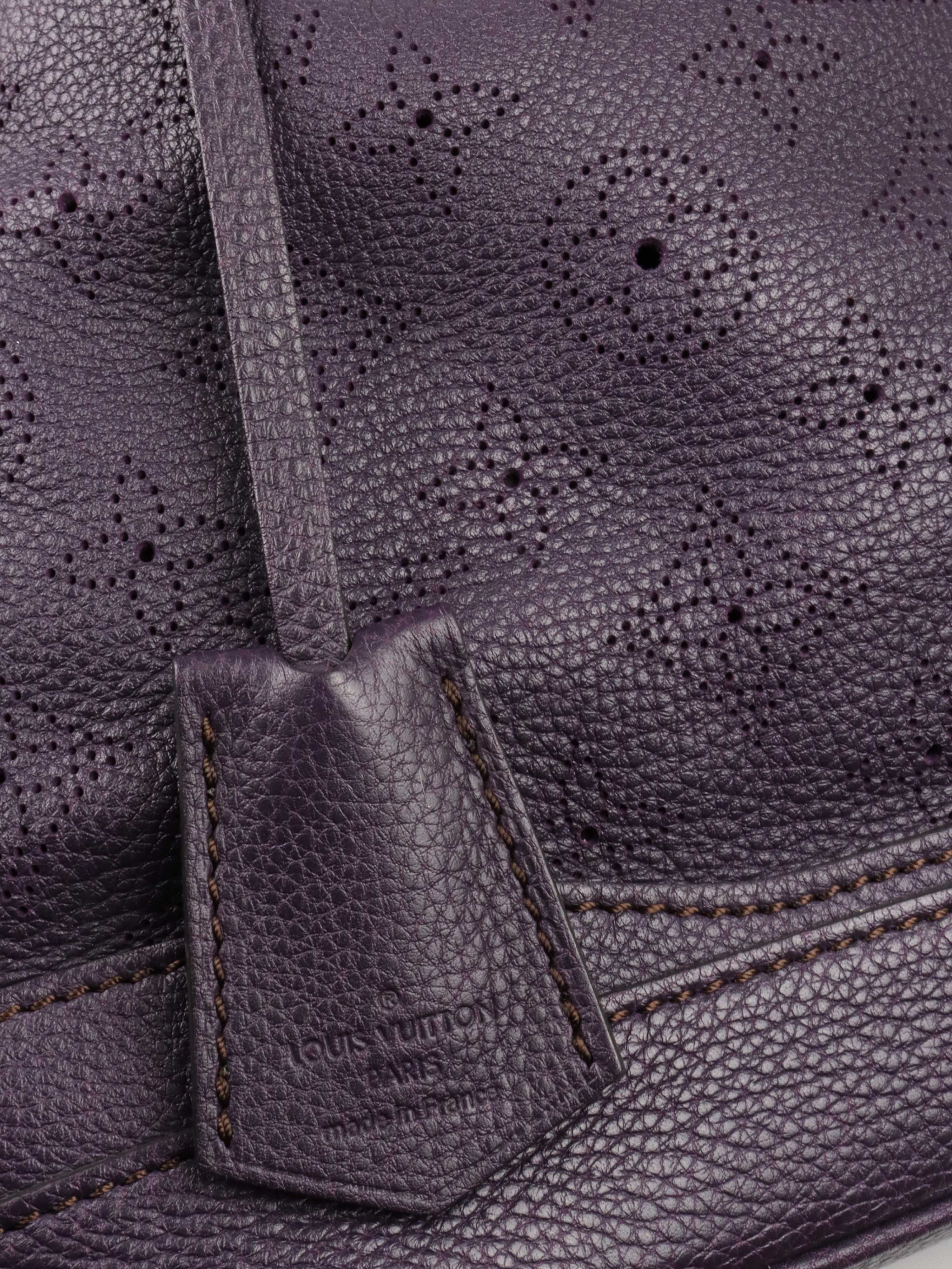 Louis Vuitton Dark Purple Zip Tote.