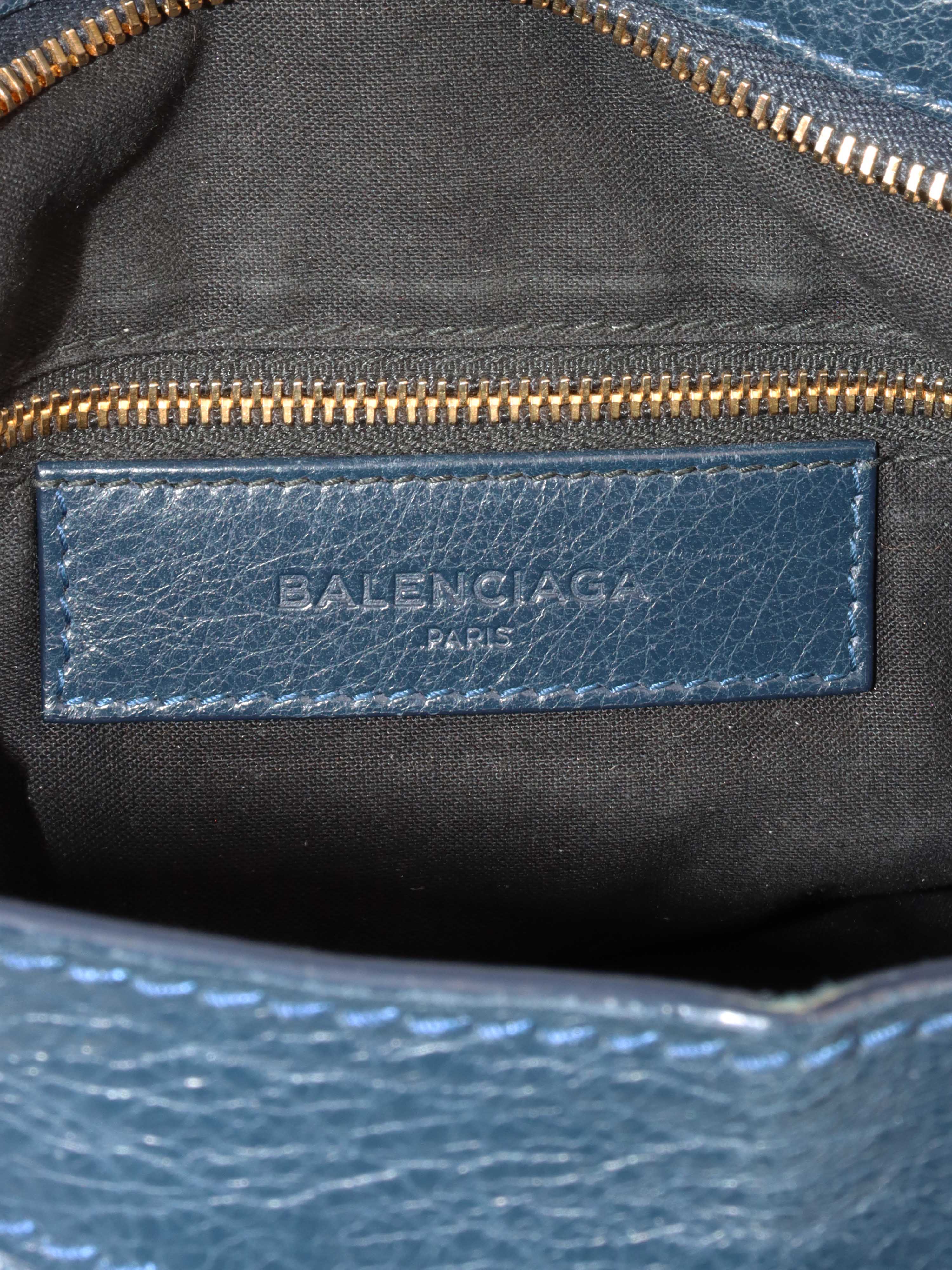 Balenciaga Navy Blue City Bag.