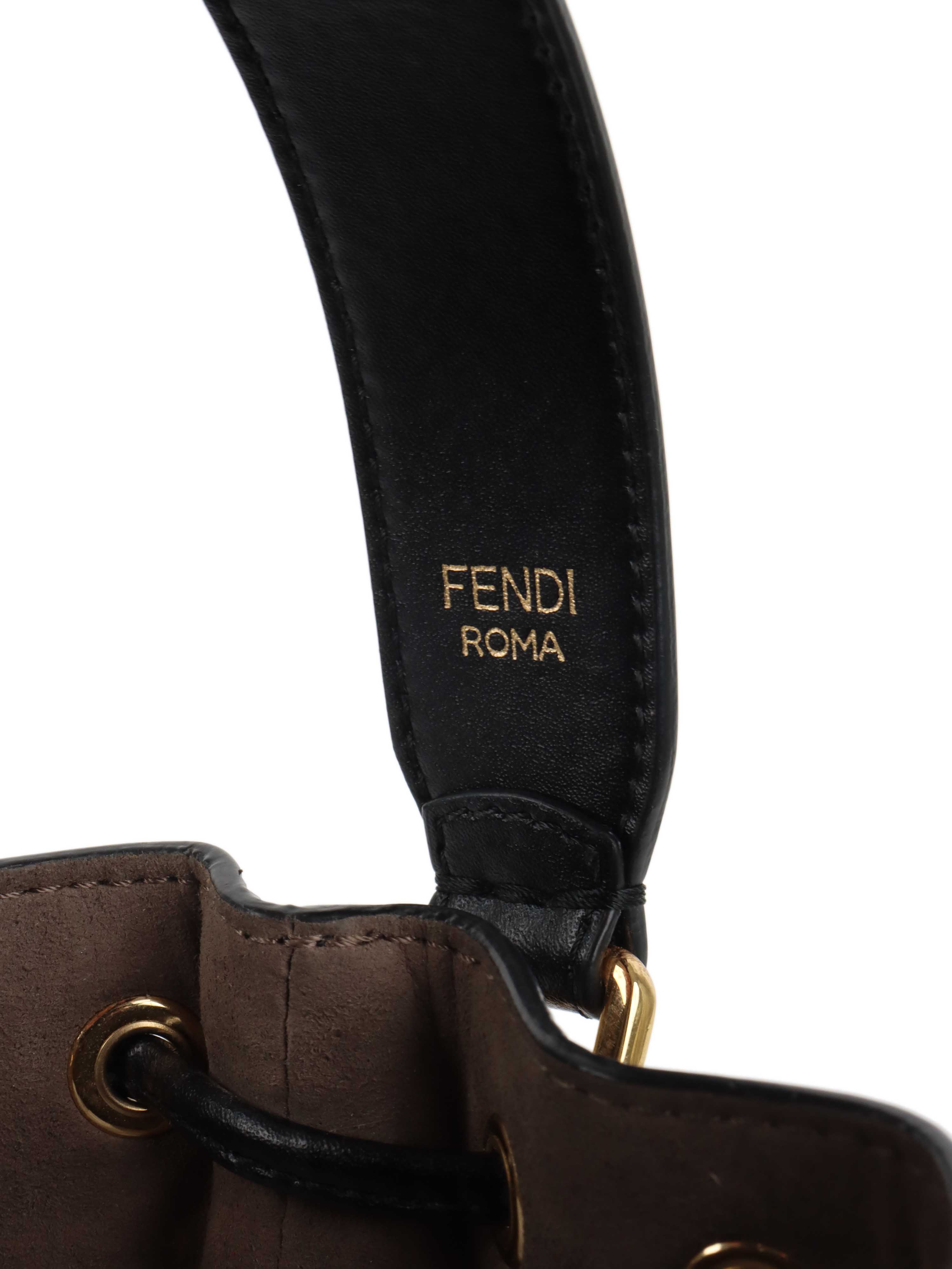 Fendi Mon Tresor Brown Leather Mini-bag.