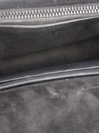 Dior Black Saddle Belt Pouch.