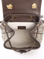 Gucci Mini Ophidia Ebony Backpack
