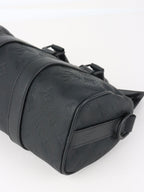 Louis Vuitton Black Keepall Bandoulière 25 Bag