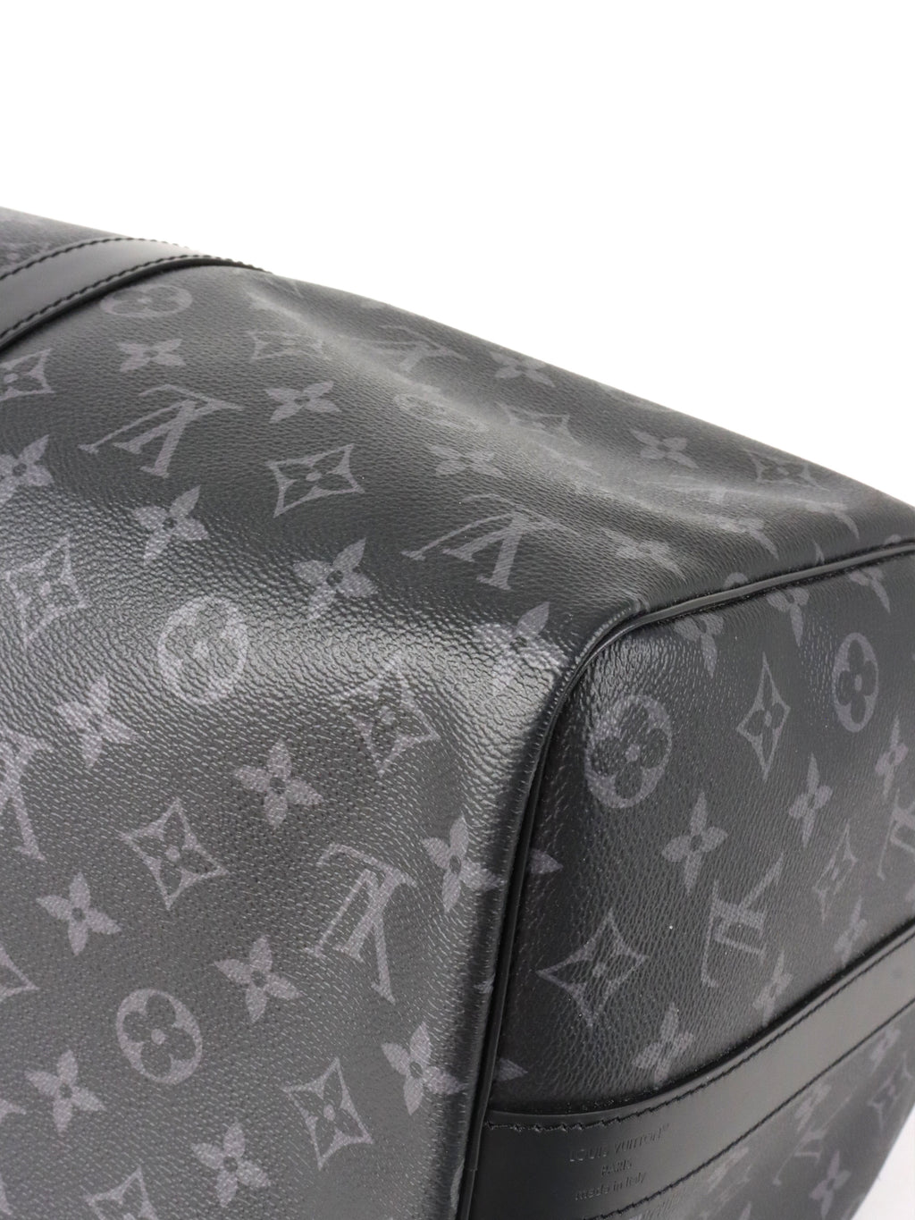 Louis Vuitton Black Keepall Bandouliere 45