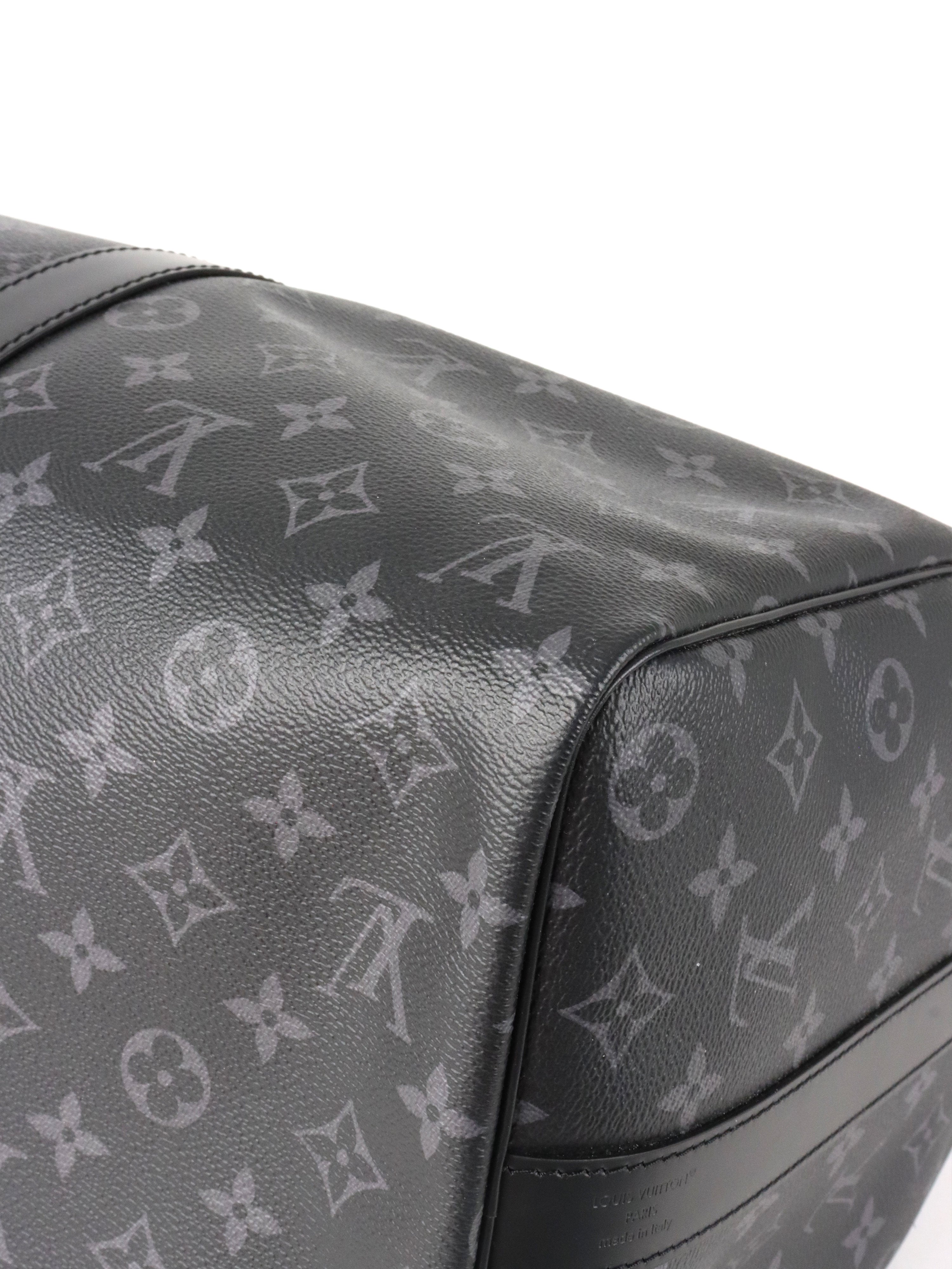 Louis Vuitton Black Keepall Bandouliere 45