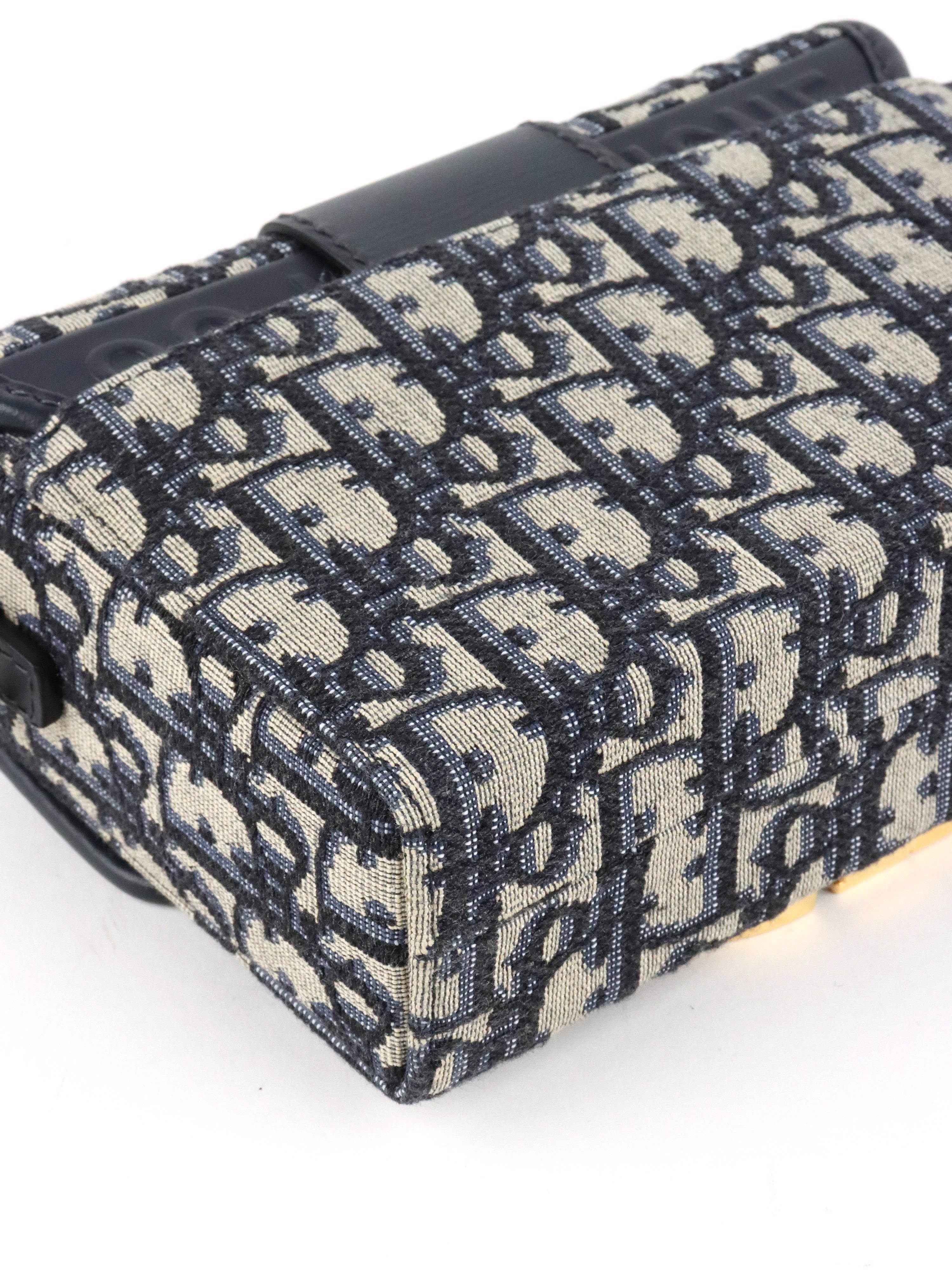 Dior Box 30 Montaigne Navy Oblique  Bag