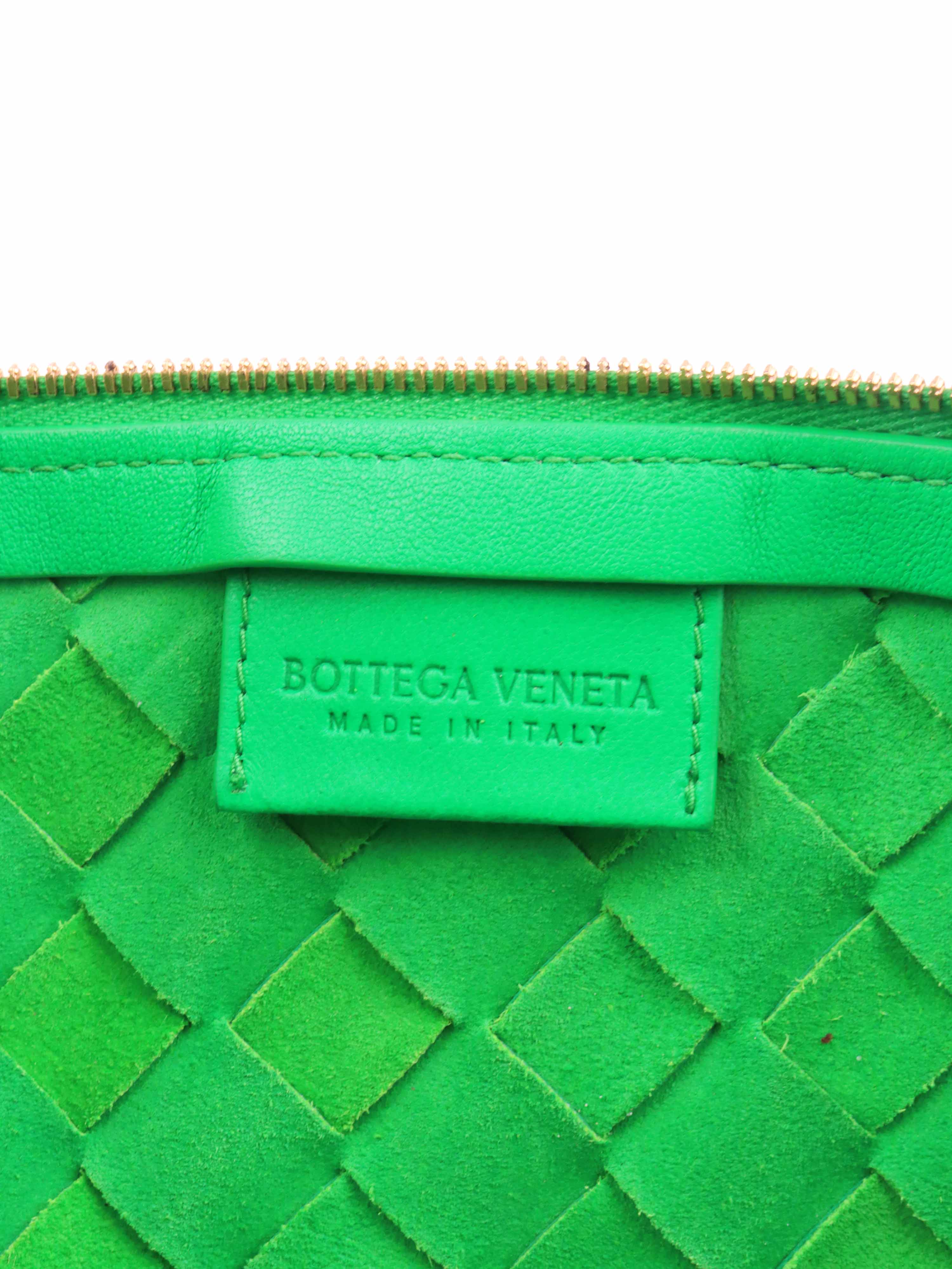 Bottega Veneta Green Turn Pouch.