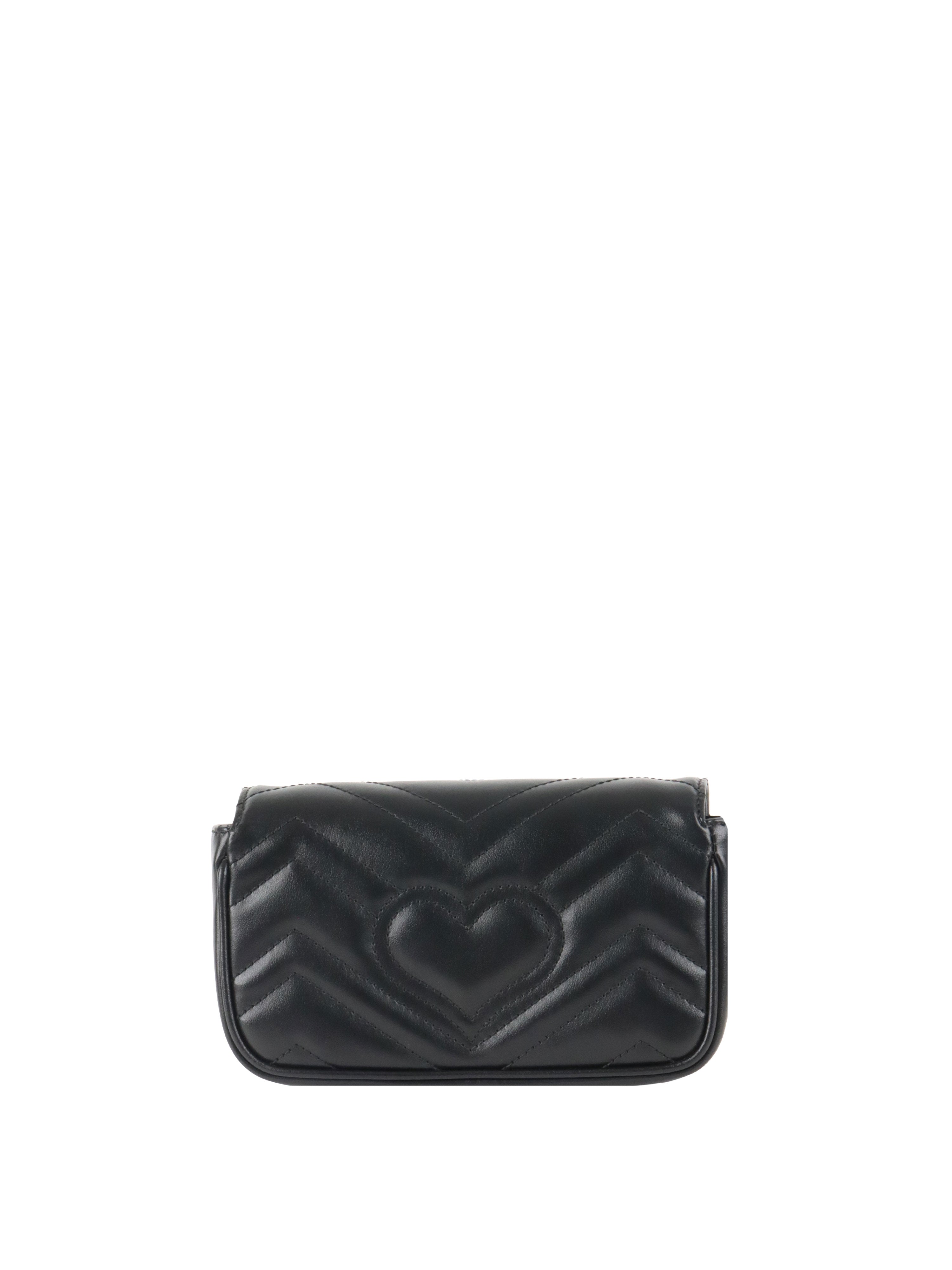 Gucci Super Mini Black Marmont Bag.