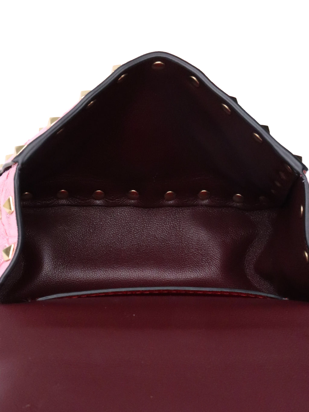 Valentino Electric Pink  Rockstuds Spike Micro Bag