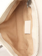 Gucci Super Mini White Chain Bag