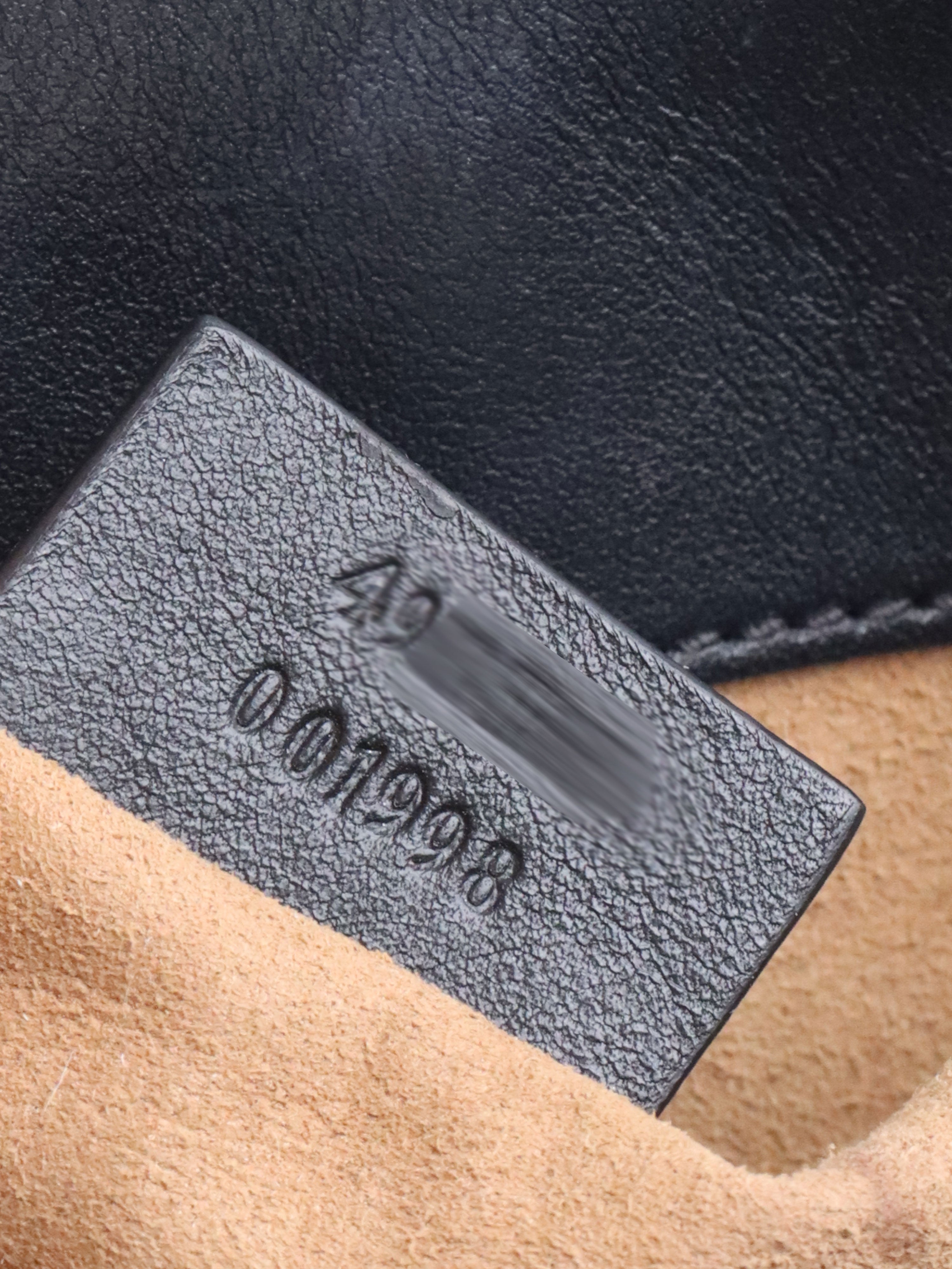 Gucci Small Black GG Supreme Canvas Padlock Tote.