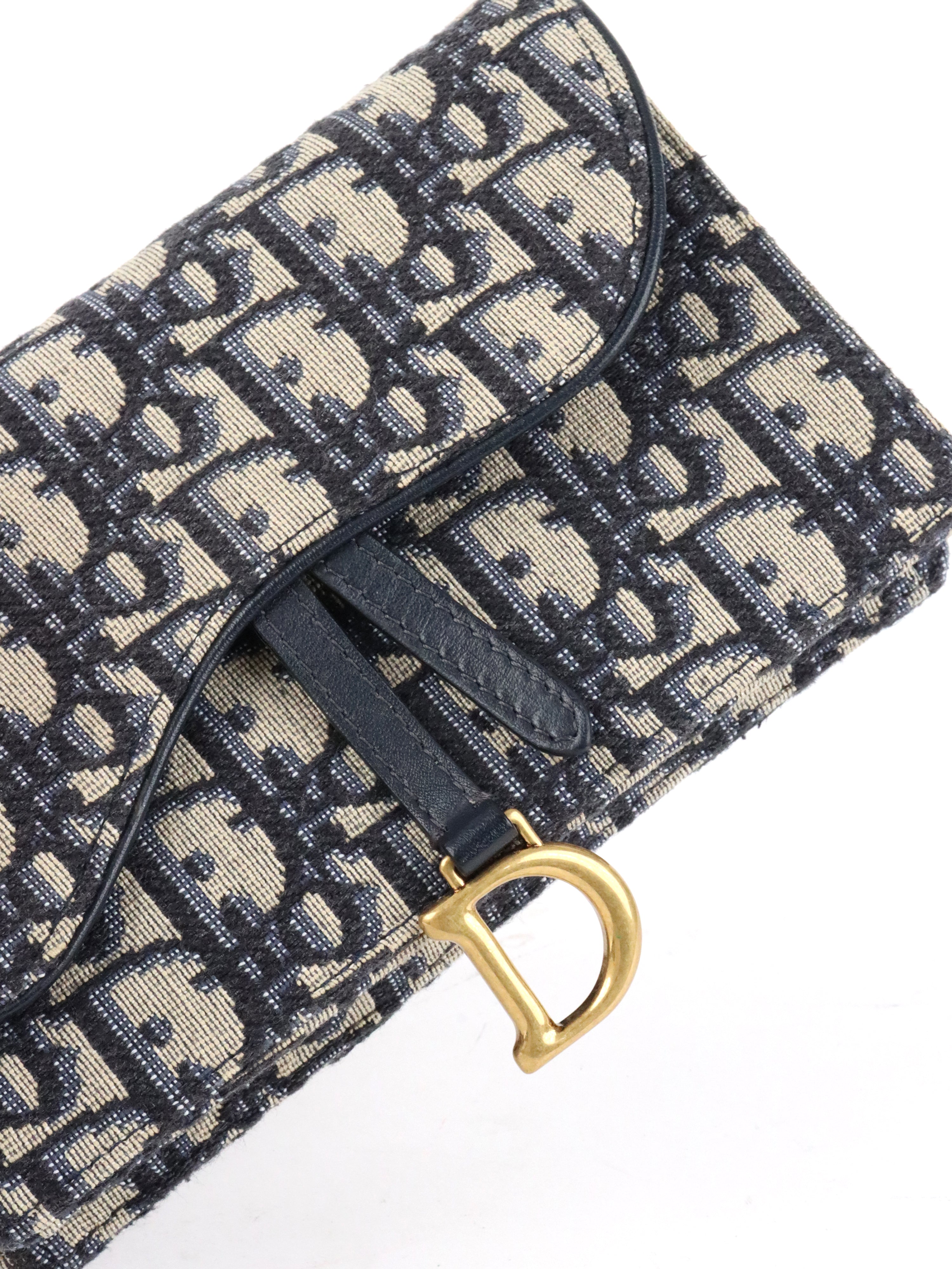 Dior Oblique Navy Belt Bag