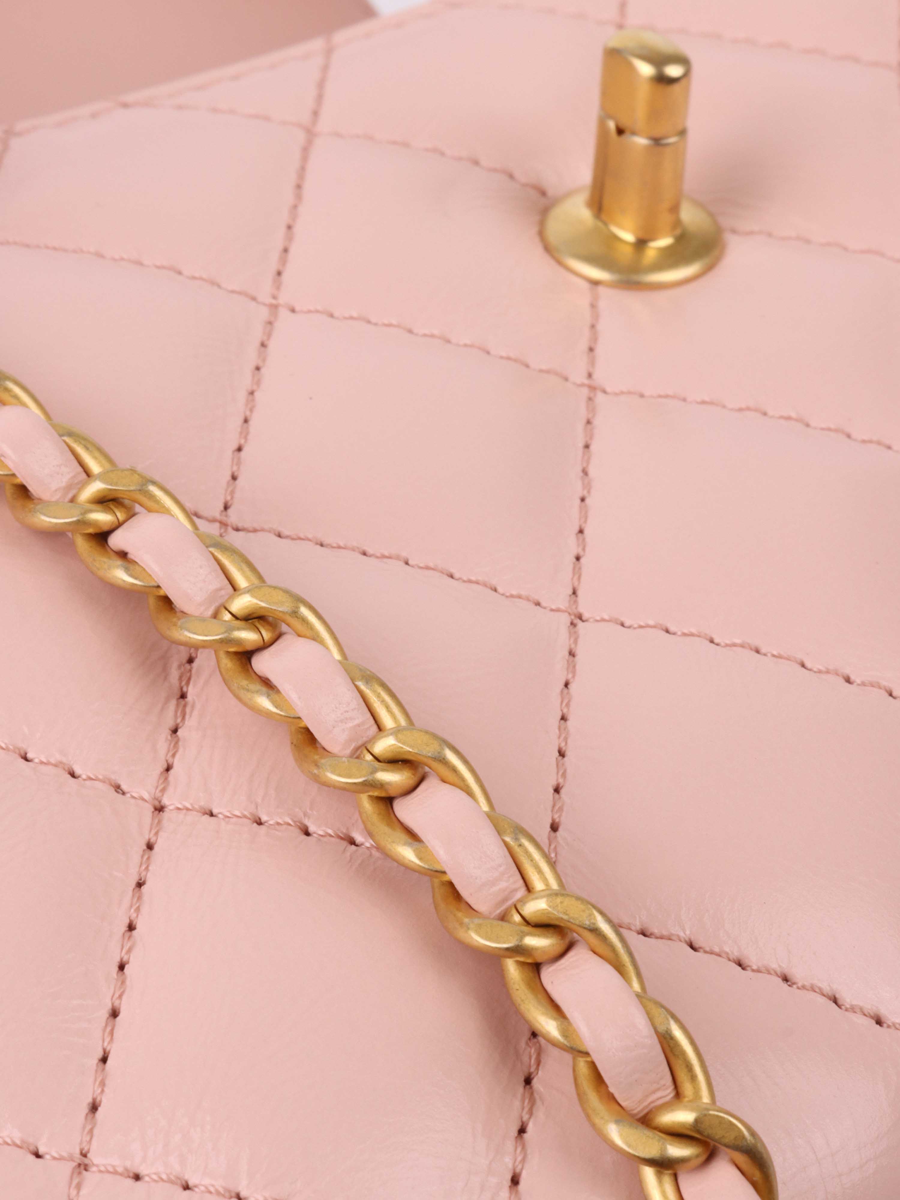 Chanel Pink Small Kelly Bag.