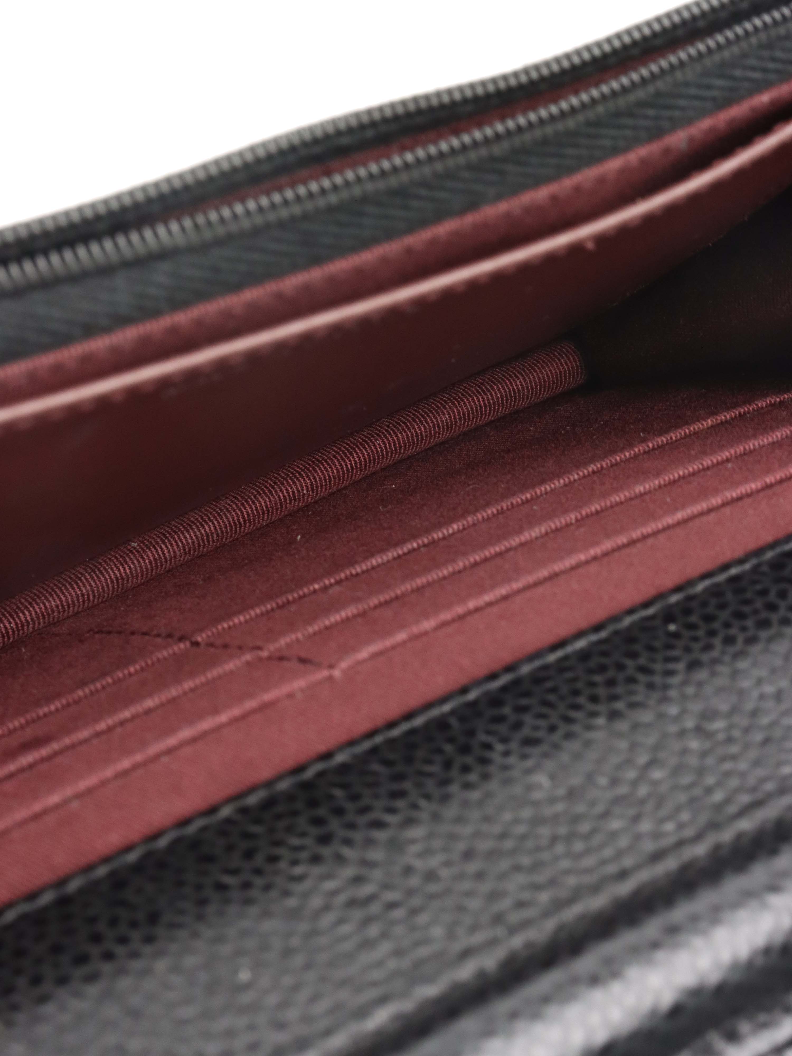 Chanel Caviar Black Wallet on Chain SHW.