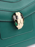 Bvlgari Serpenti Green Forever Chain Bag.