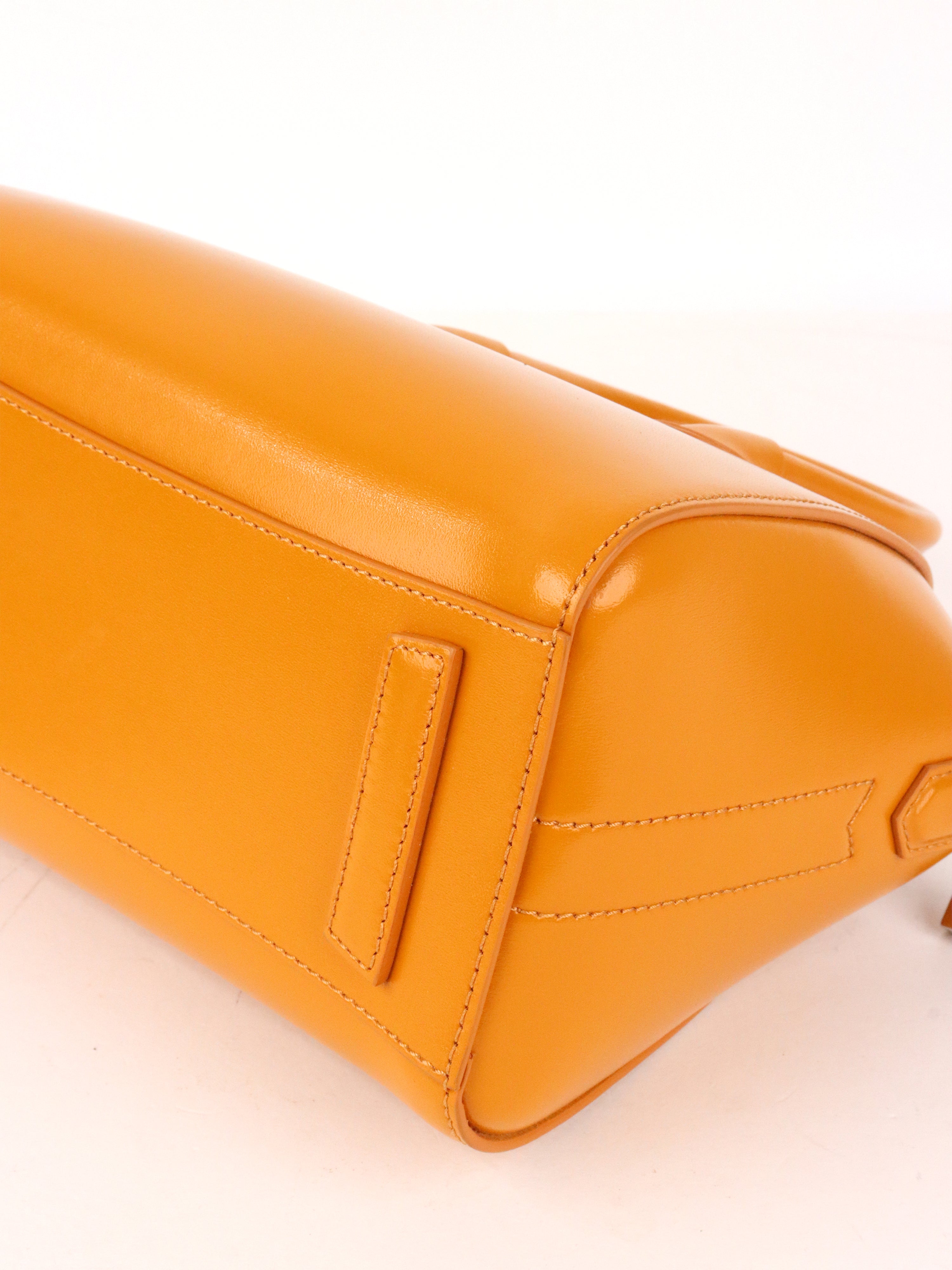 Givenchy Brown Toffee Box Mini Antigona Bag