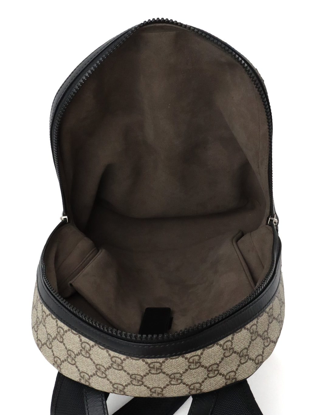 Gucci Large Ebony GG Supreme Backpack