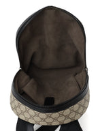 Gucci Large Ebony GG Supreme Backpack