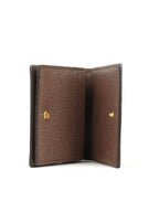 Gucci Brown Ophidia Card Case Wallet