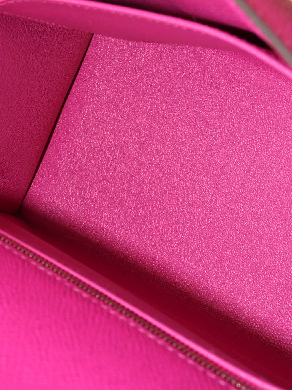 Hermes Kelly 25 Sellier Magnolia PHW.