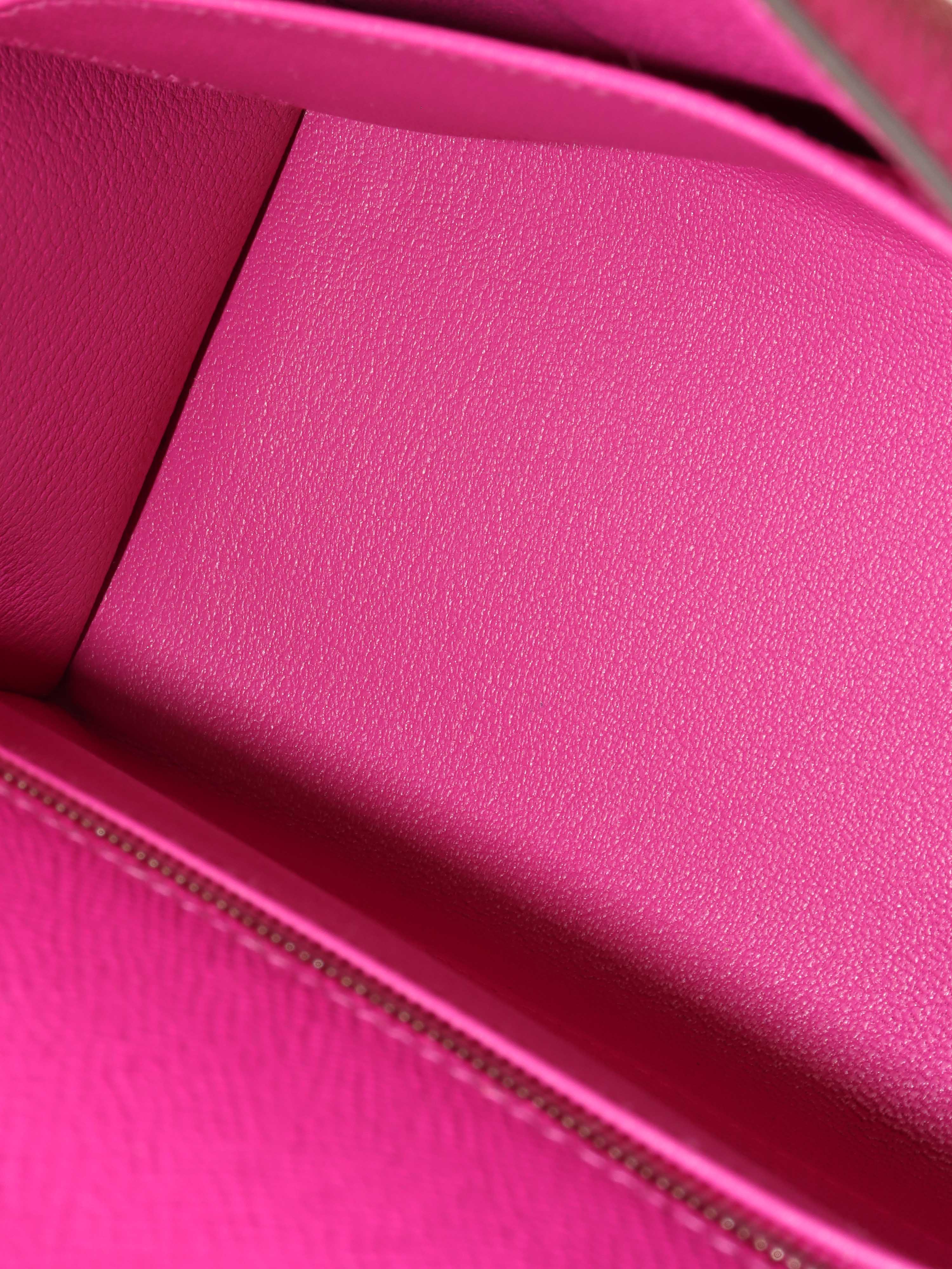 Hermes Kelly 25 Sellier Magnolia PHW.