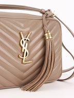 Saint Laurent Dark Beige Lou Camera Bag