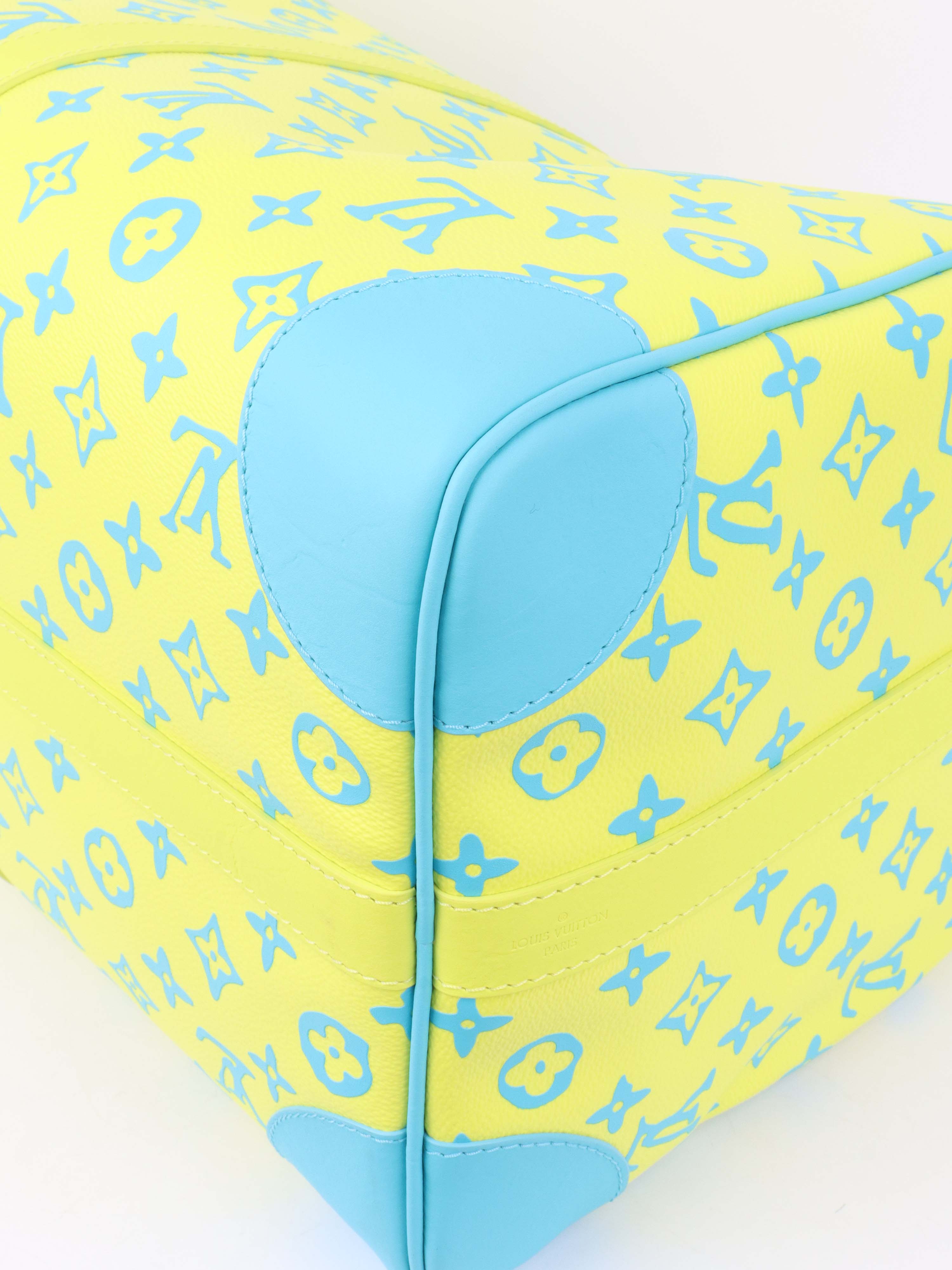 Louis Vuitton Limited Edition Monogram Neon Color Keepall 50.