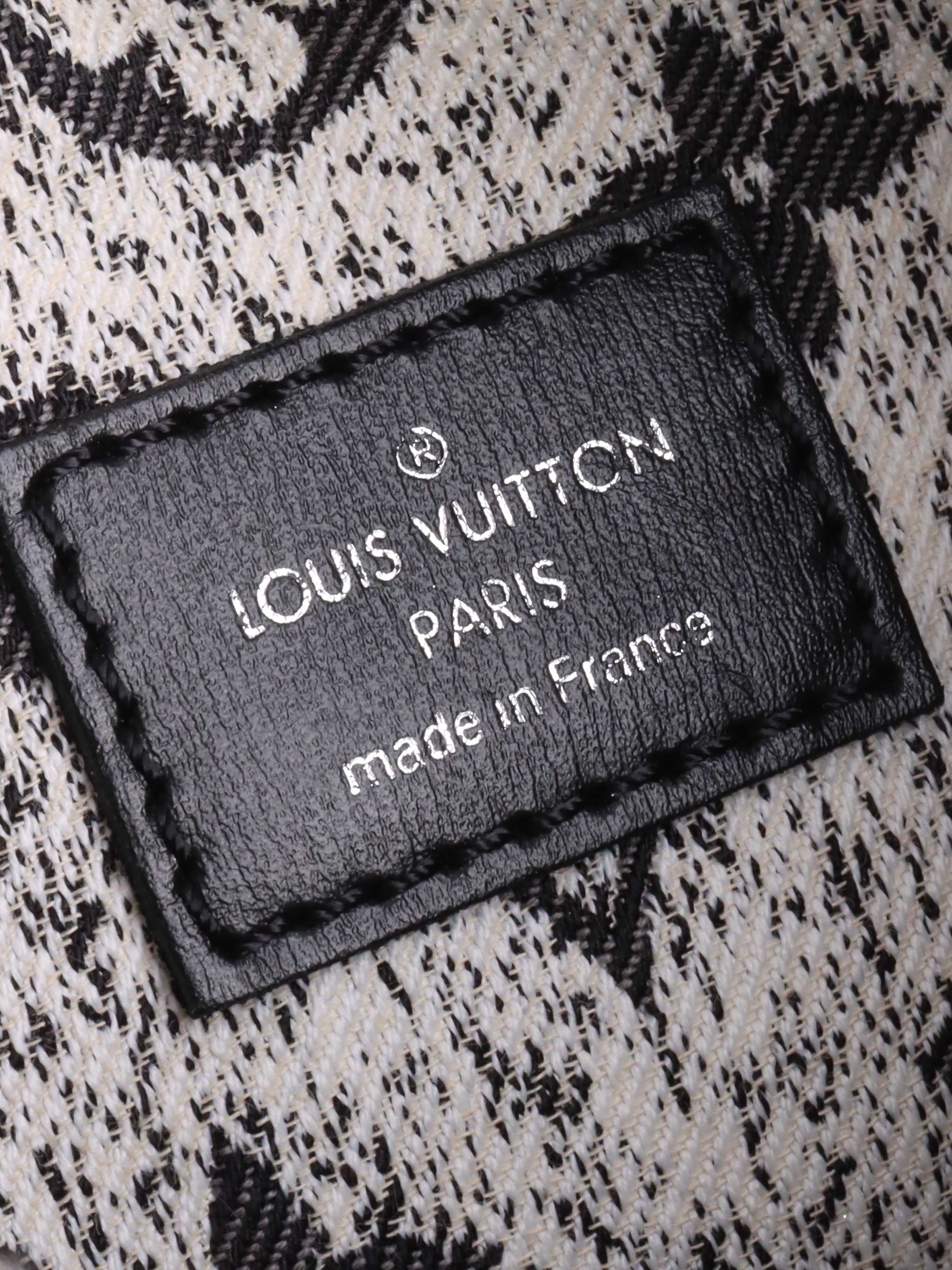 Louis Vuitton Black Denim Loop Bag.