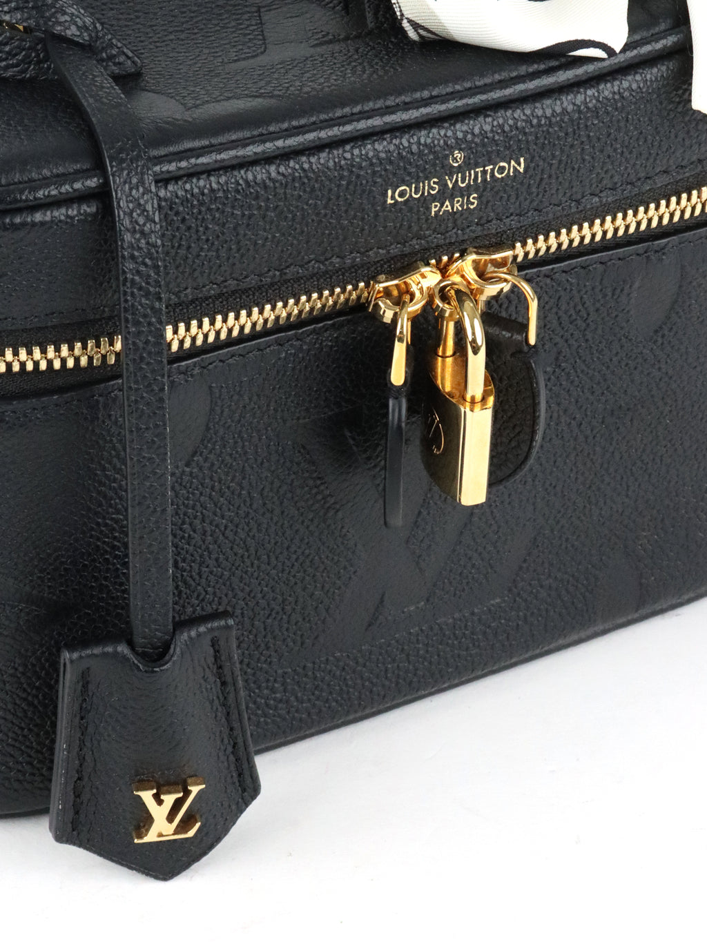 Louis Vuitton Black Empreinte Leather Vanity PM
