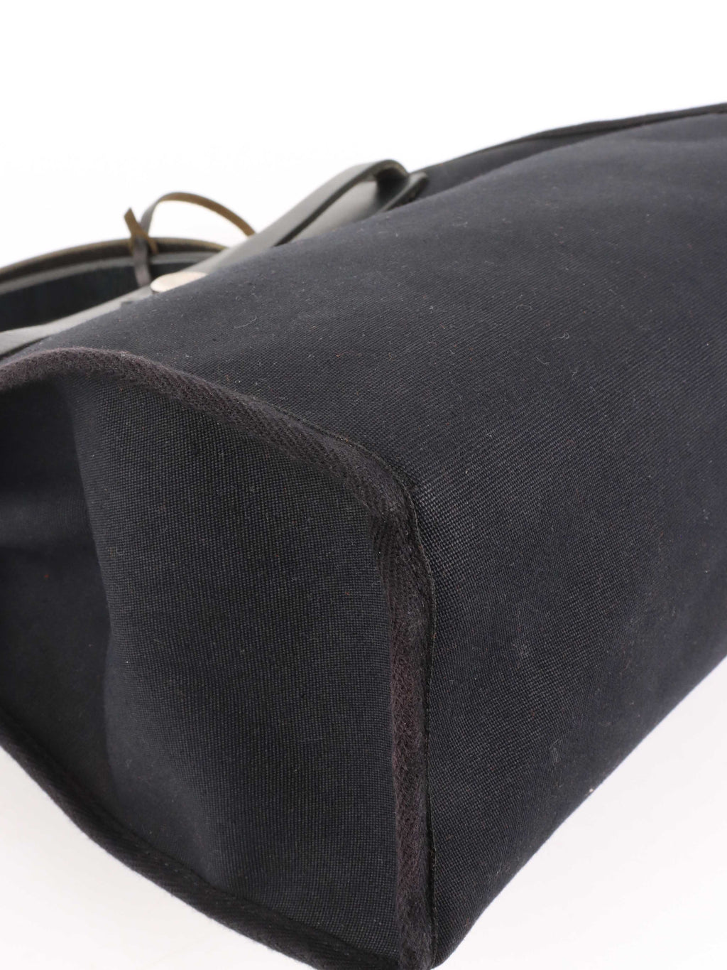 Hermes Vintage Black Herbag Stamp H 2004.