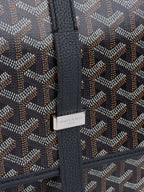 Goyard Black Belvedere MM Bag.