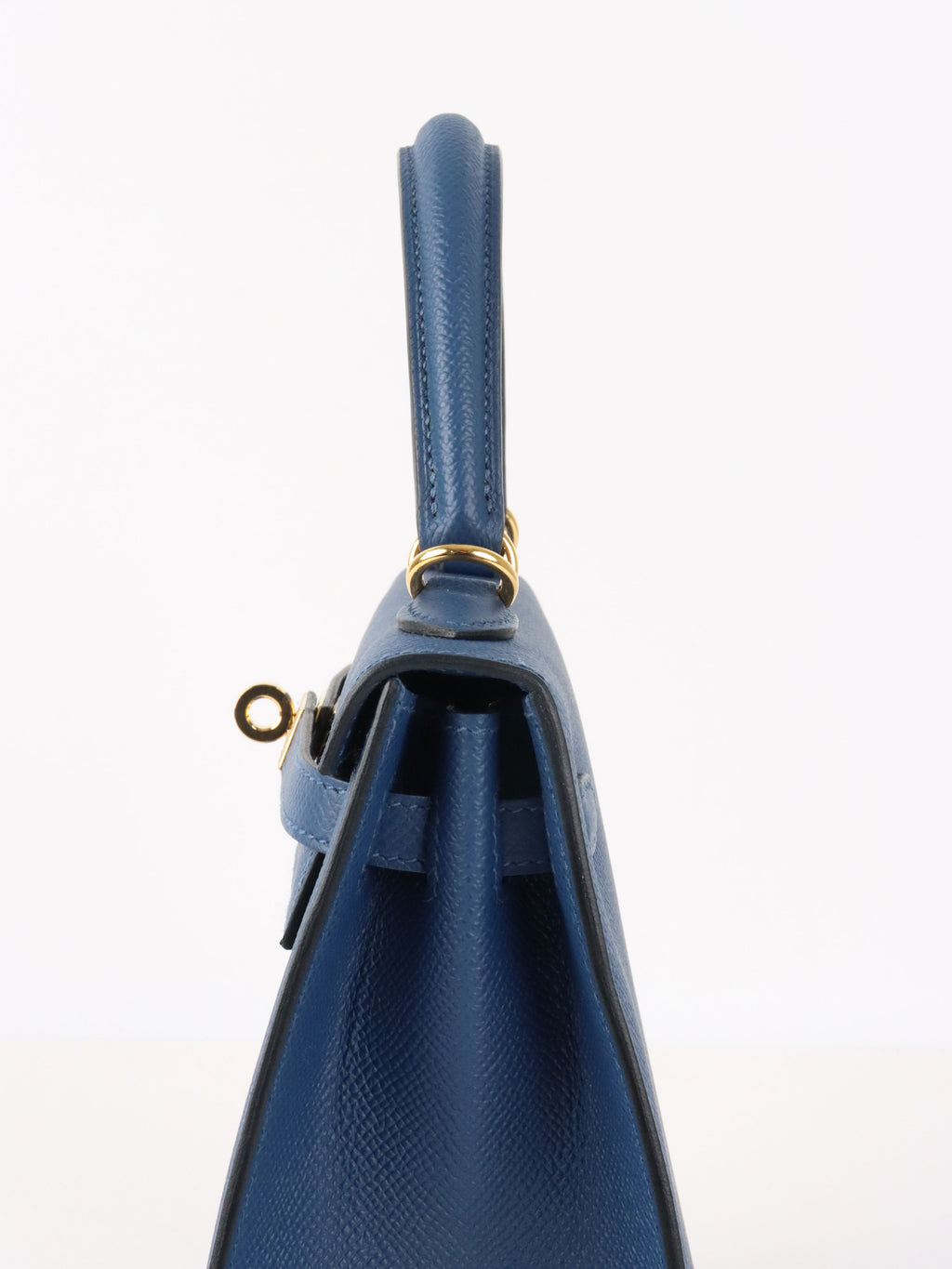 Hermes S4 Deep Blue Kelly 25 Epsom leather GHW Stamp D