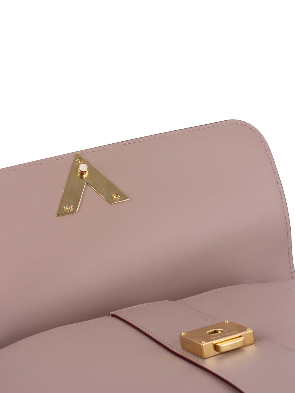Louis Vuitton Taupe & Red Very One Handle Bag.
