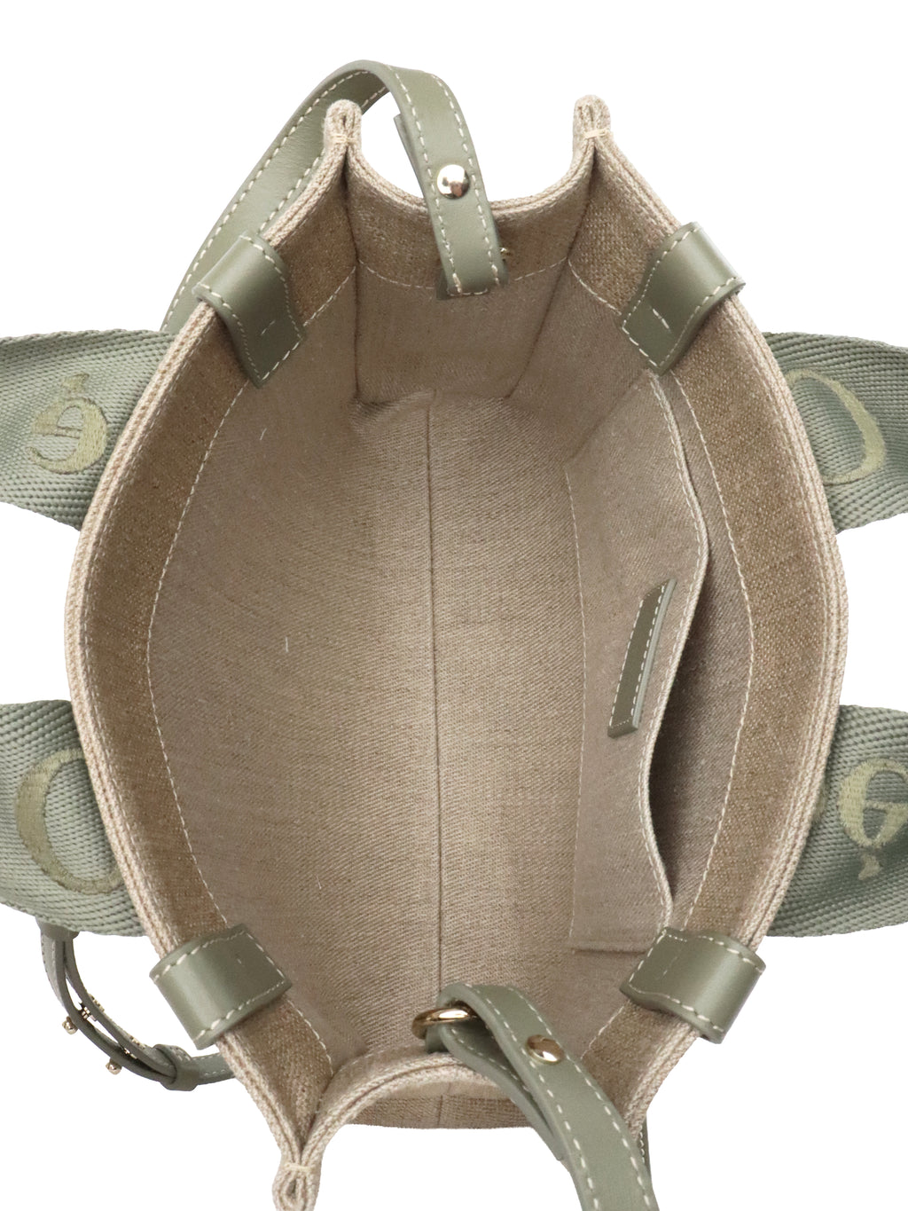 Chloe Small Aloe Green Woody Tote