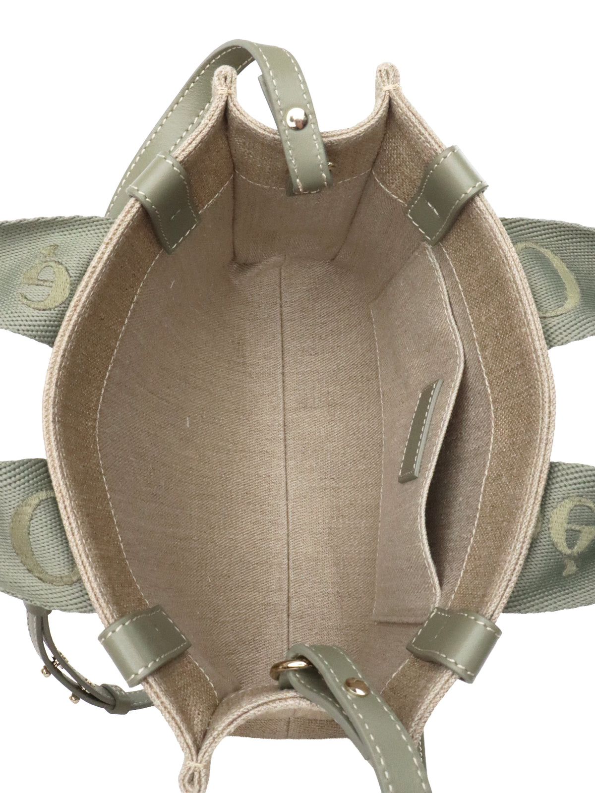 Chloe Small Aloe Green Woody Tote
