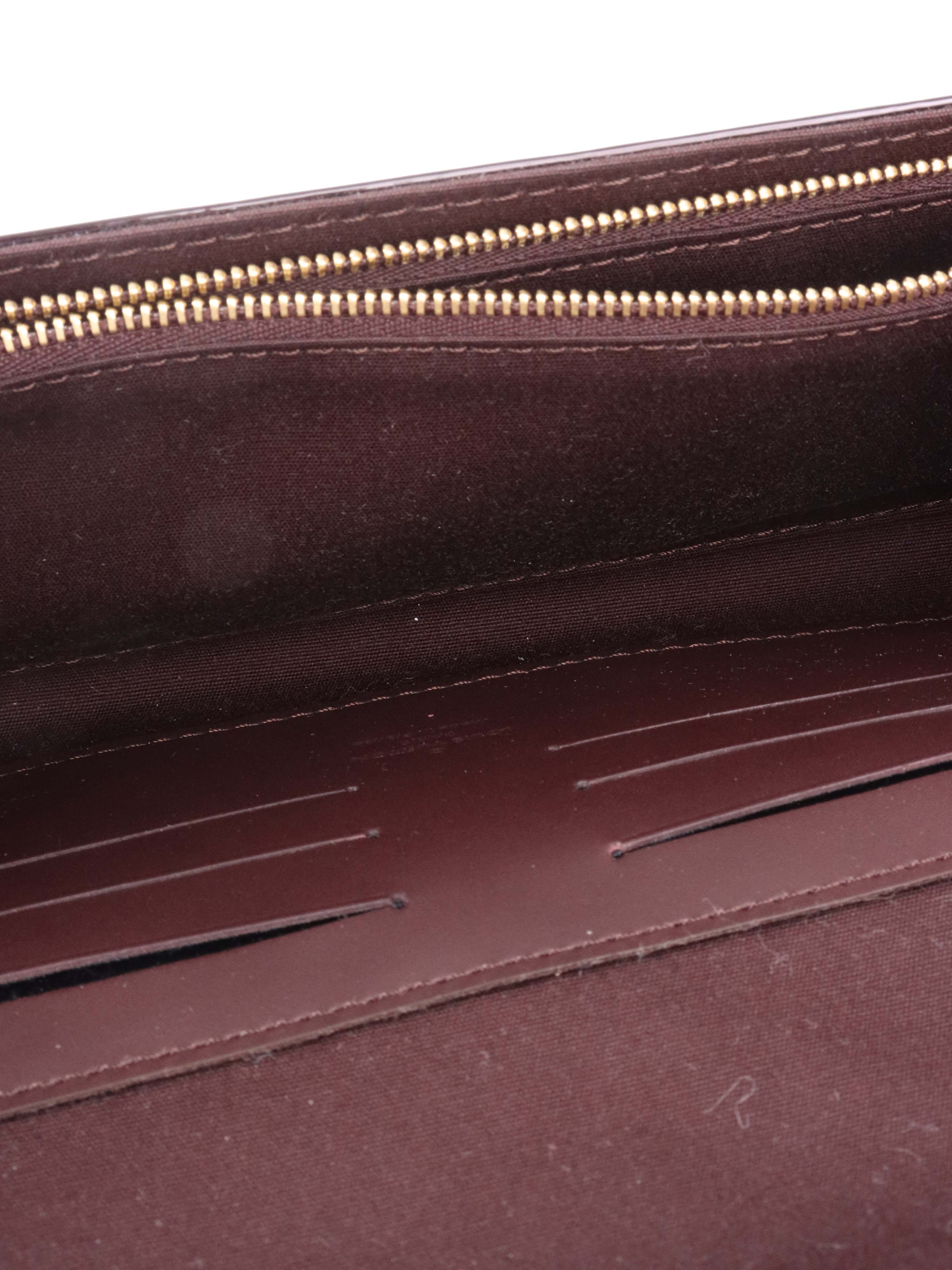 Louis Vuitton Amarante  Monogram Vernis Sunset Boulevard Shoulder Bag.